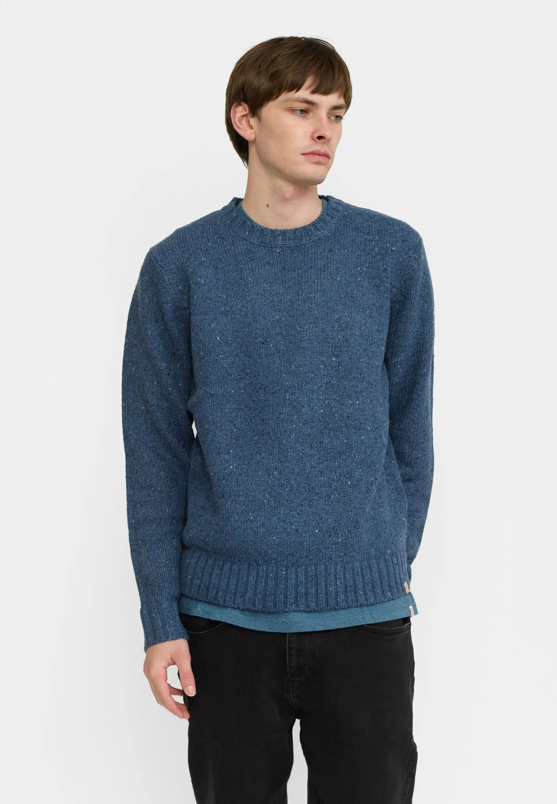 Knit Sweater / 6538 - Blue sold by Revolution