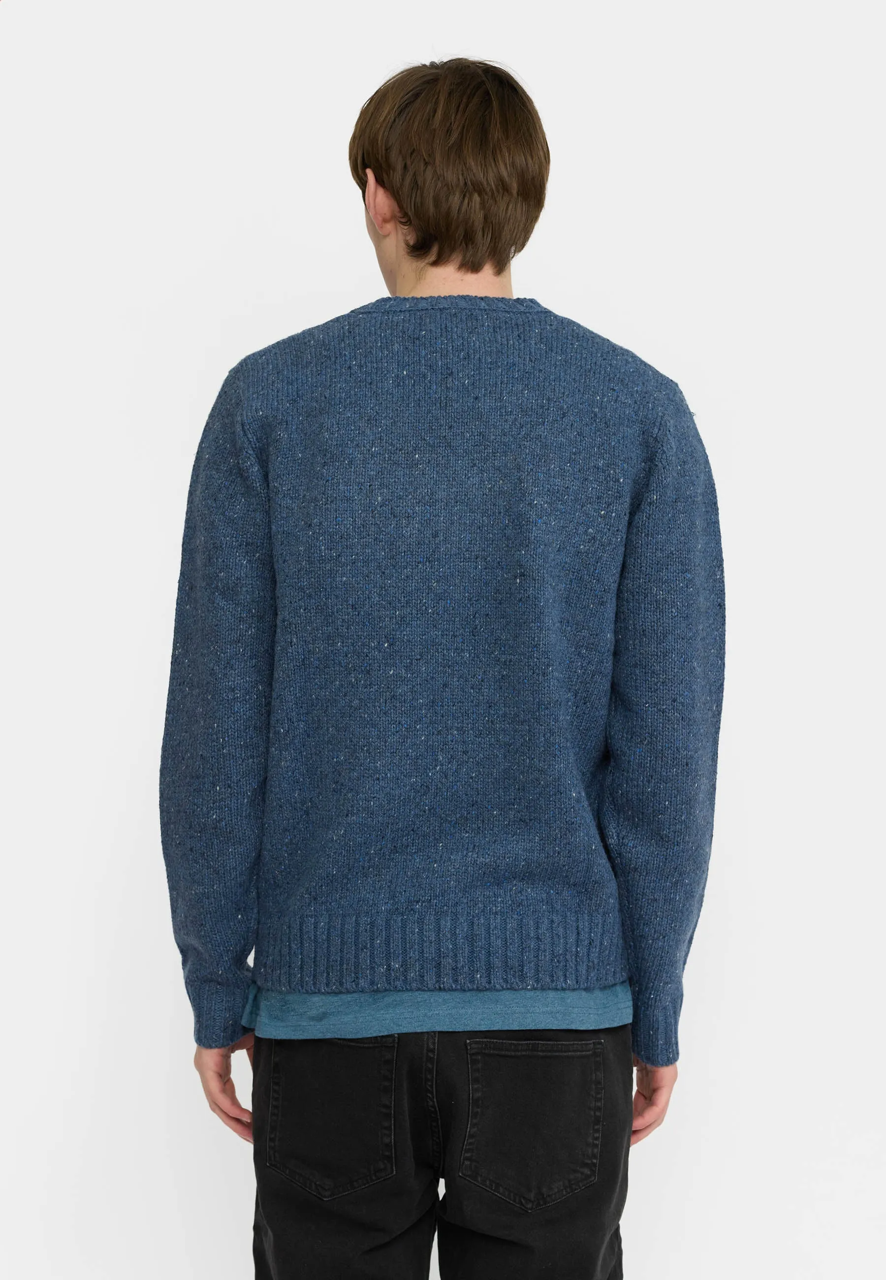 Knit Sweater / 6538 - Blue sold by Revolution product image thumbnail 3