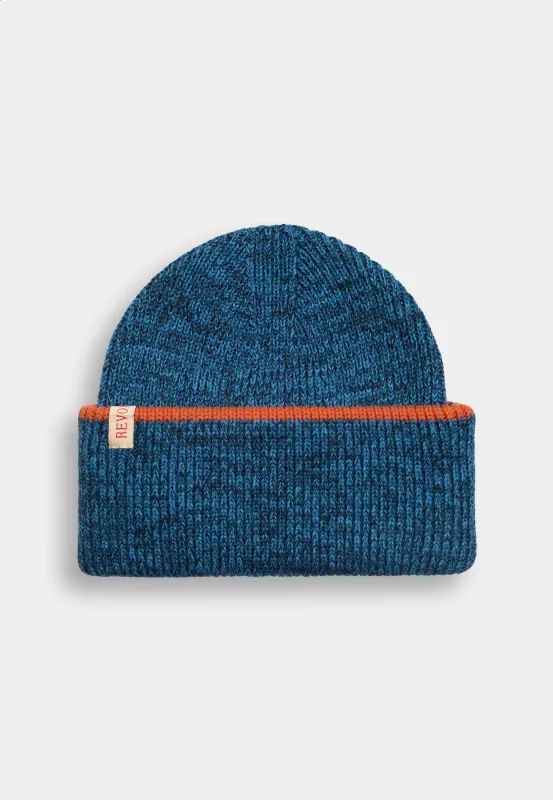 Big Fold Up Beanie / 9327 - Blue sold by Revolution