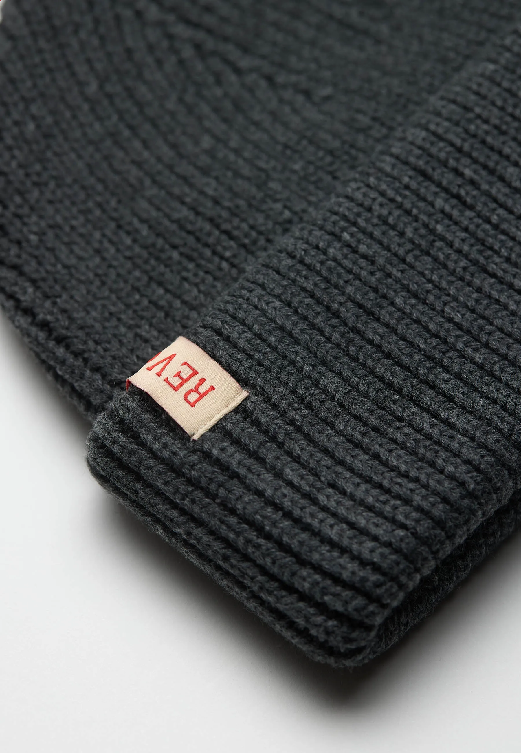 Fisherman Beanie / 9324 - Darkgrey-melange sold by Revolution product image thumbnail 2