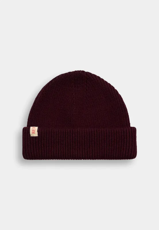 Fisherman Beanie / 9324 - Burgundy sold by Revolution