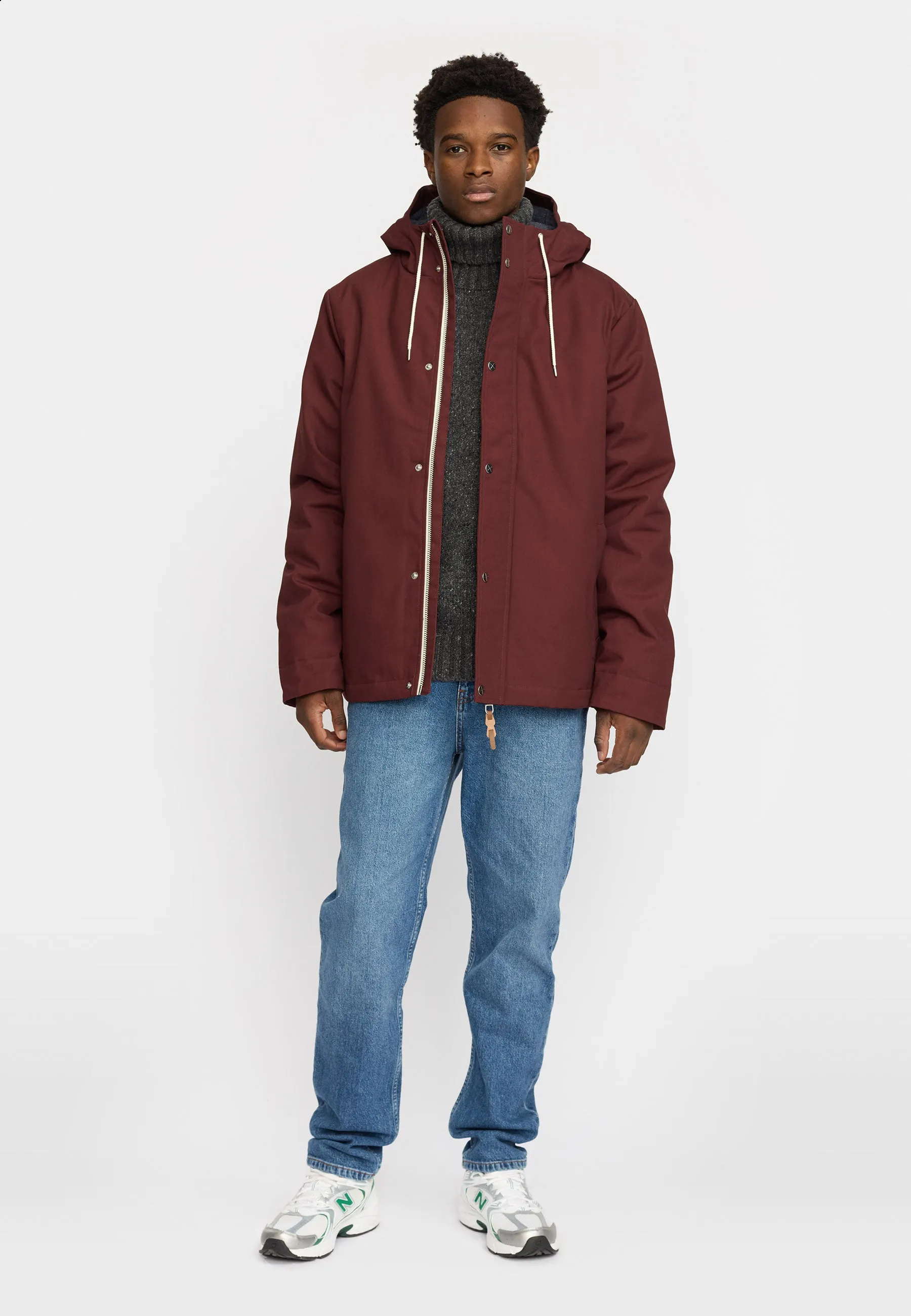 Hooded Jacket / 7311 - Burgundy sold by Revolution