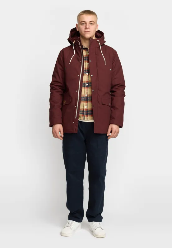 Parka Jacket / 7246 - Burgundy sold by Revolution