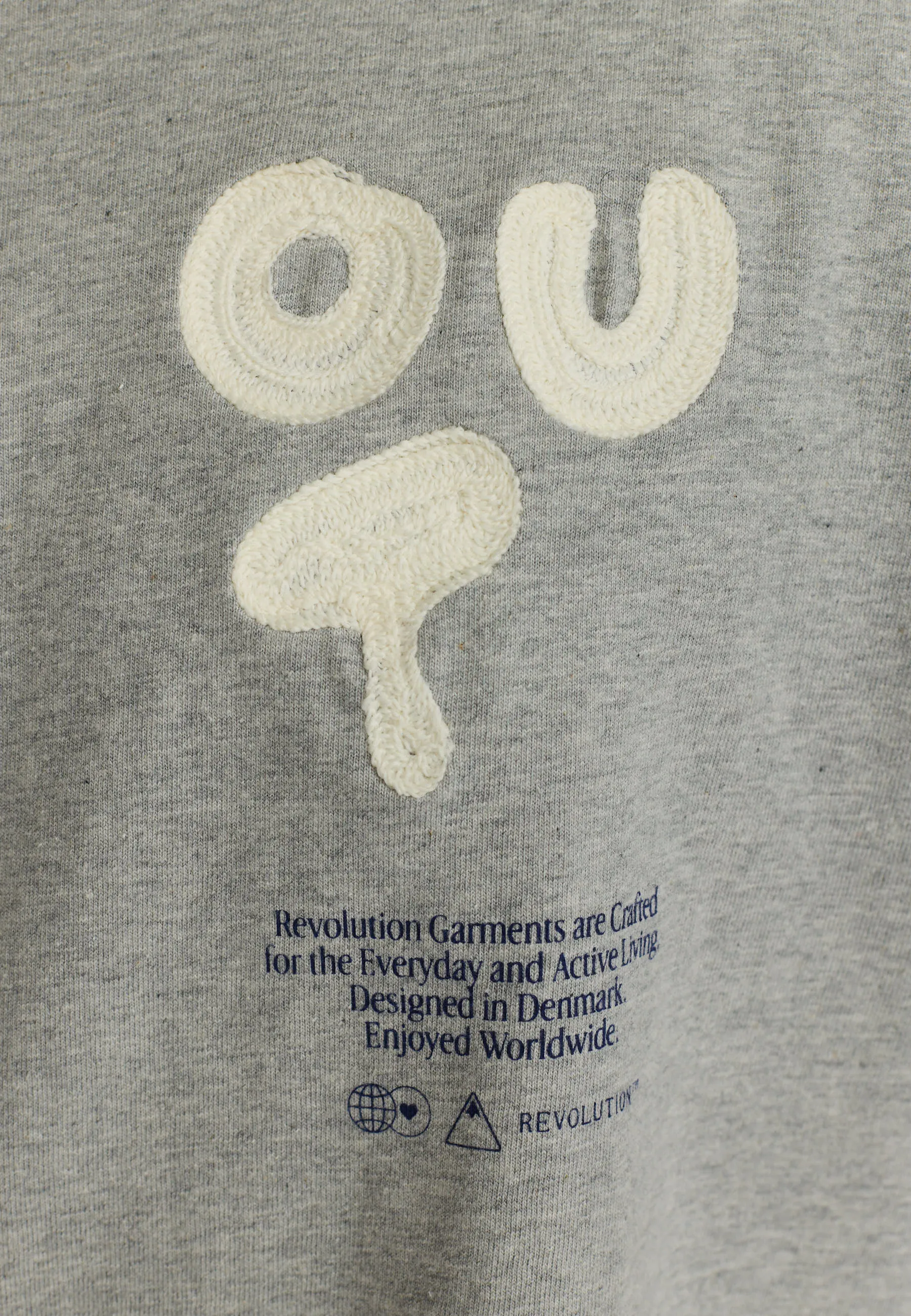 Application T-Shirt / 1436 CHA - Grey-melange sold by Revolution product image thumbnail 2