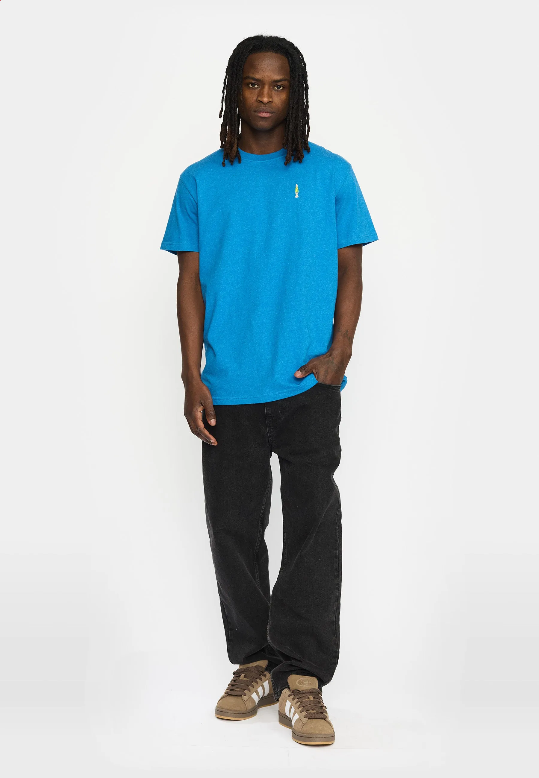 Application T-Shirt / 1433 LAV - Blue-melange sold by Revolution product image thumbnail 3
