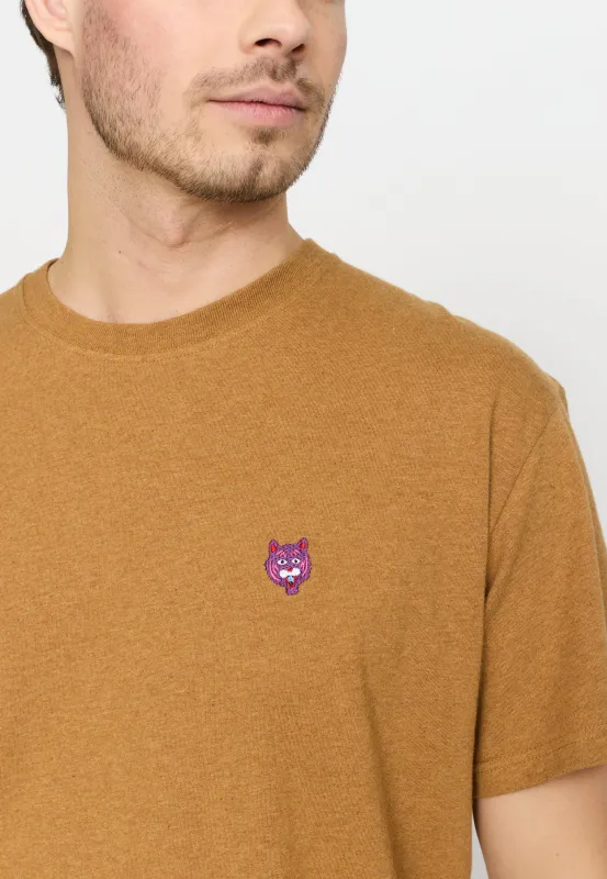 Application T-Shirt / 1433 TIG - Lightbrown-melange sold by Revolution