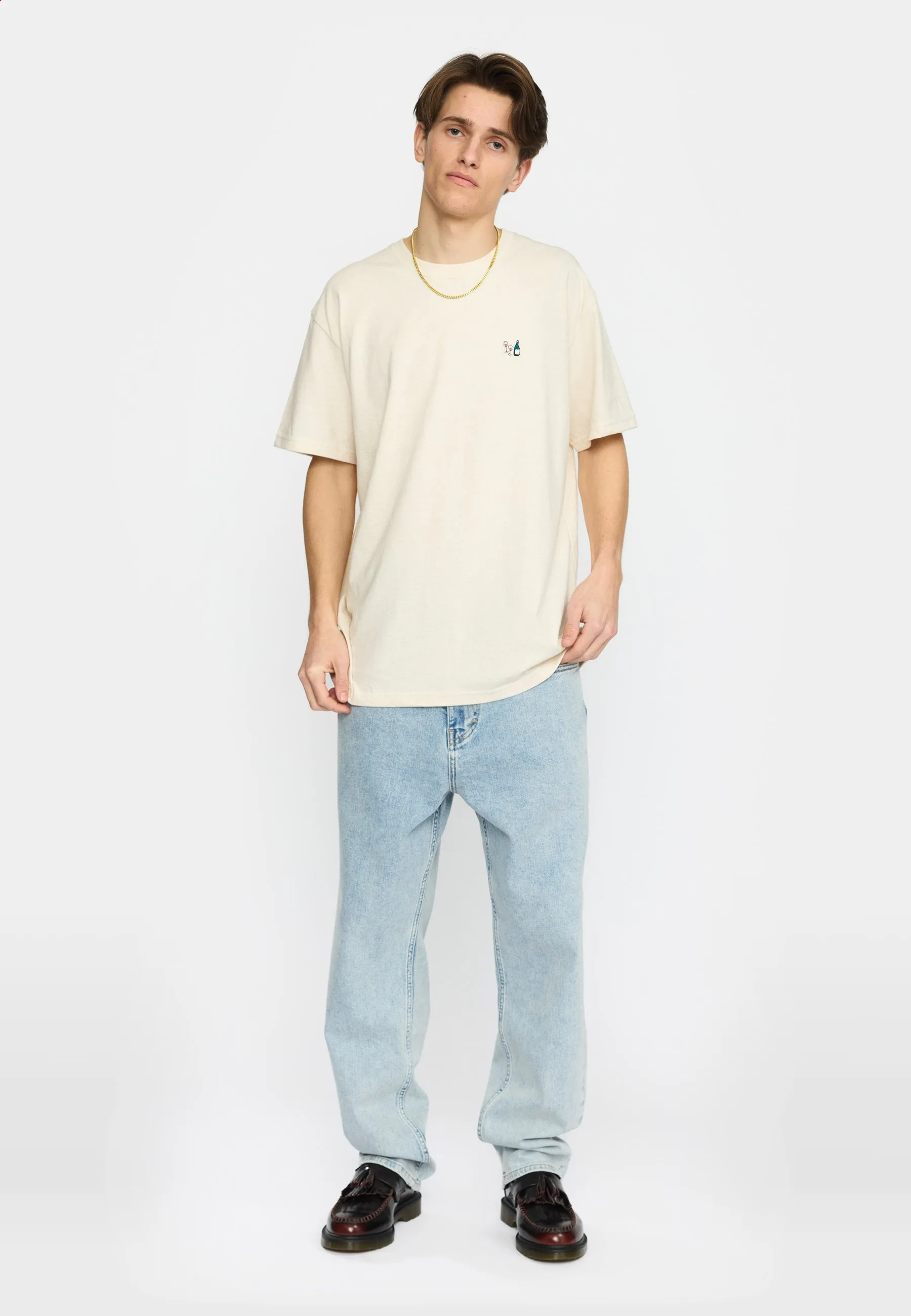 Application T-Shirt / 1433 DAT - Offwhite-melange sold by Revolution product image thumbnail 3