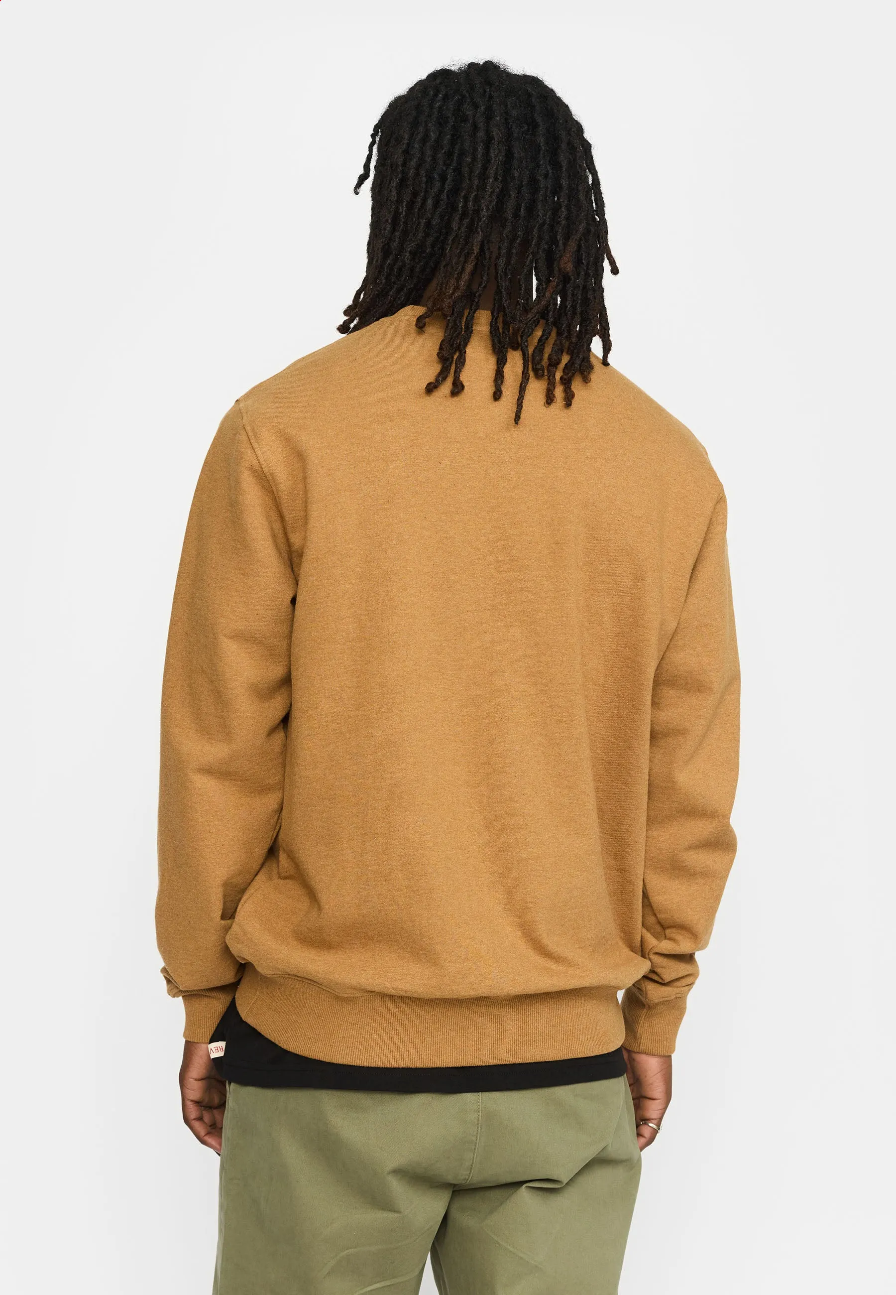 Regular Crewneck / 2801 TIG - Lightbrown sold by Revolution product image thumbnail 5