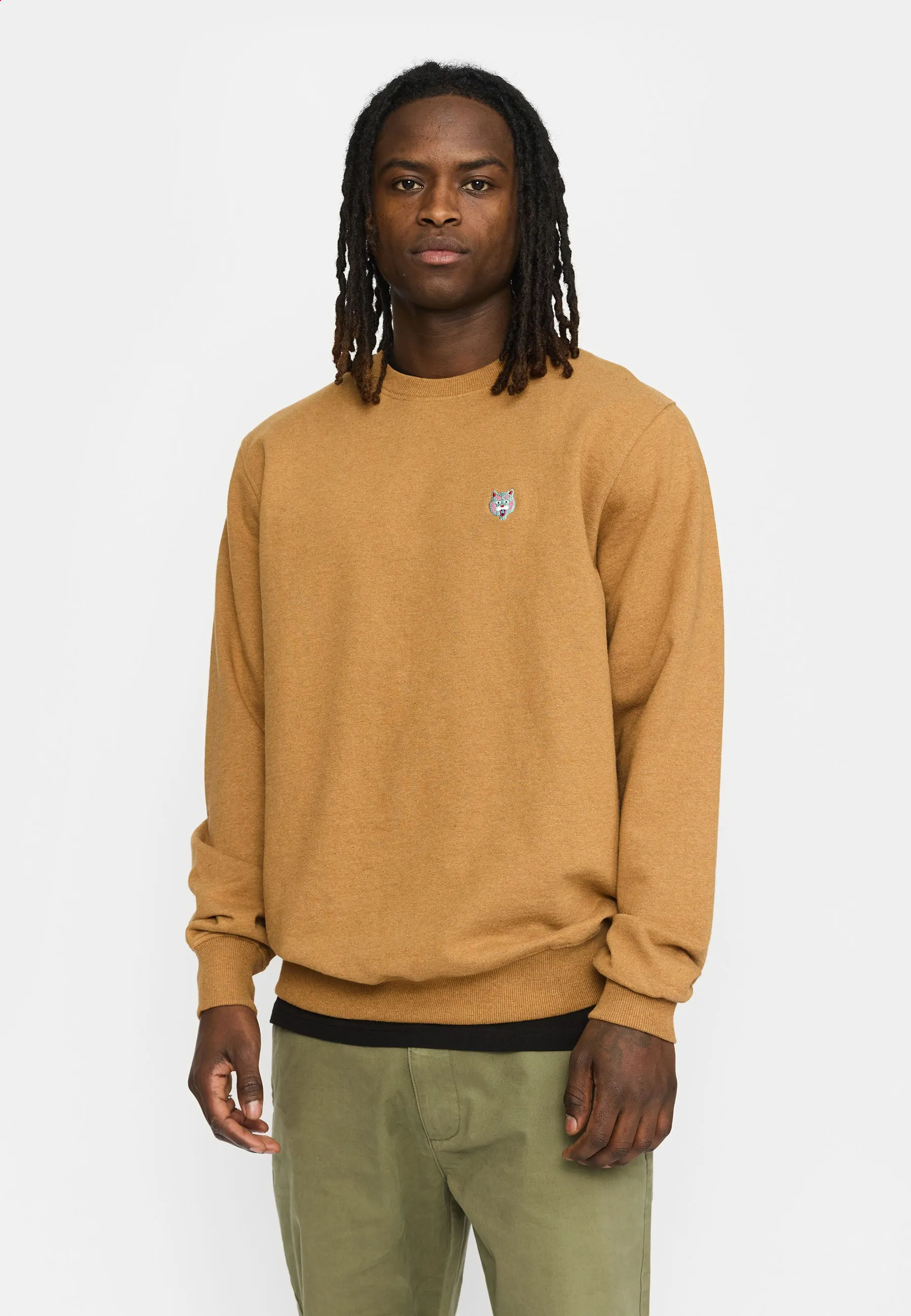 Regular Crewneck / 2801 TIG - Lightbrown sold by Revolution product image thumbnail 4