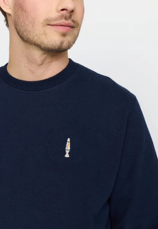 Regular Crewneck / 2801 LAV - Navy-melange sold by Revolution