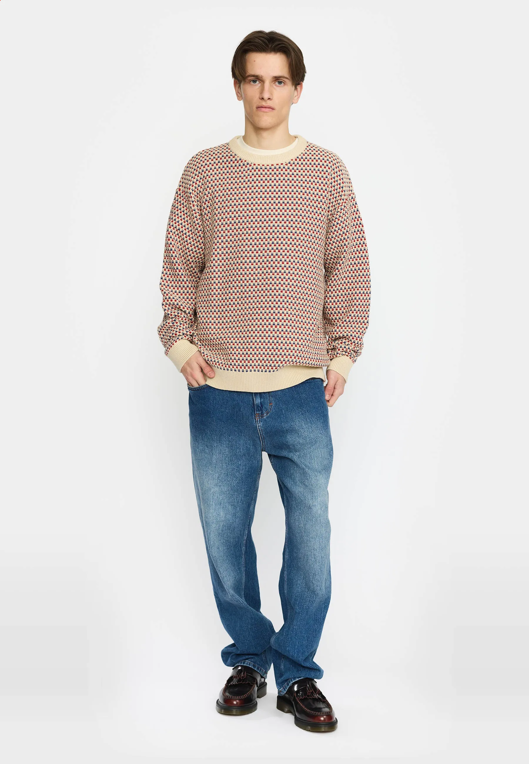 Loose Knit Sweater / 6613 - Red sold by Revolution product image thumbnail 2