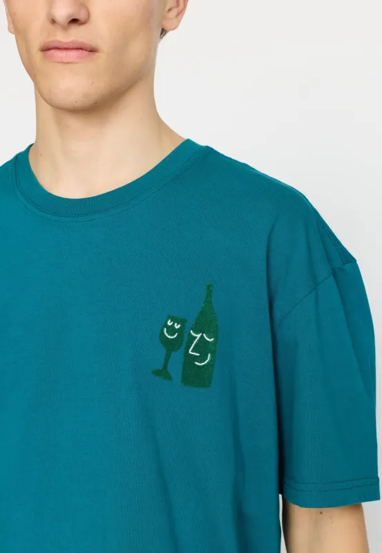 Printed T-shirt / 1434 WIN - Petrol sold by Revolution