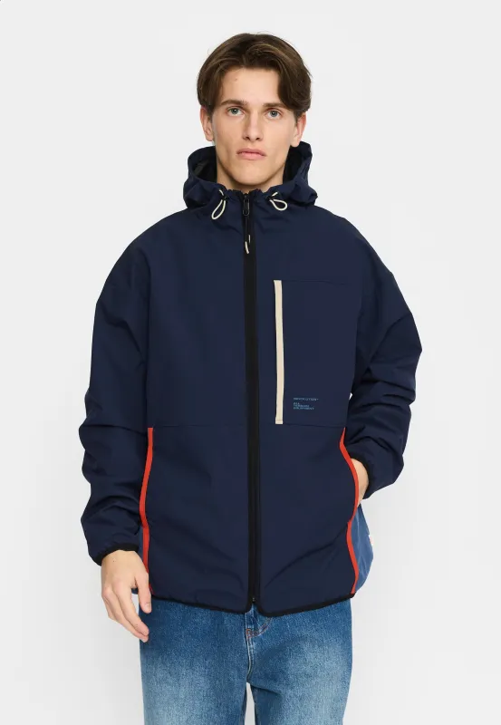Hooded Track Jacket / 7865 - Navy sold by Revolution