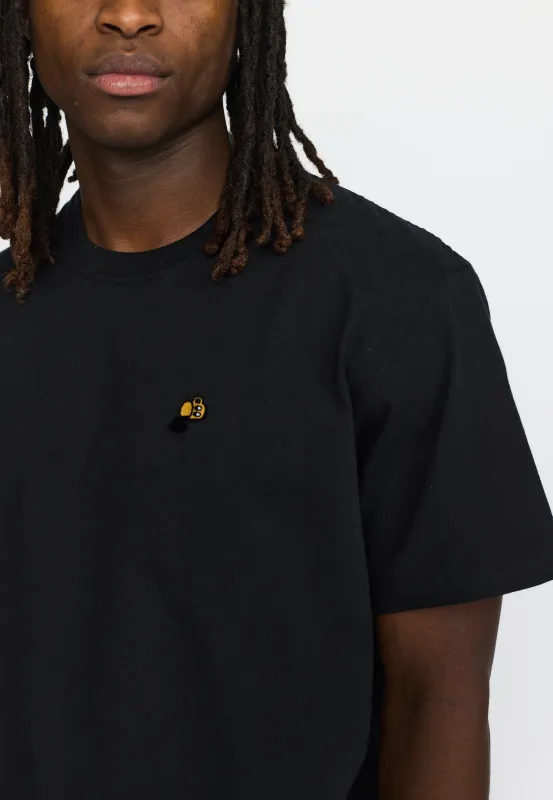 Application T-Shirt / 1437 COF - Black sold by Revolution