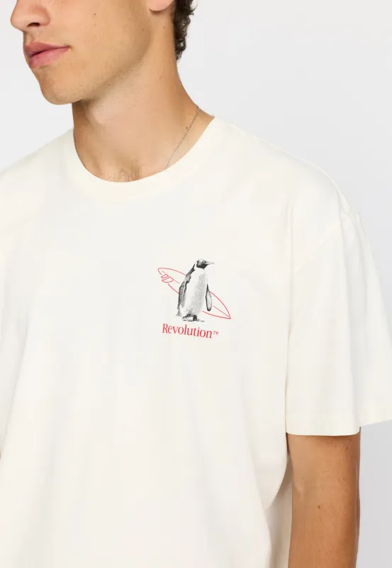 Printed T-shirt / 1452 PIN - Offwhite made by Revolution