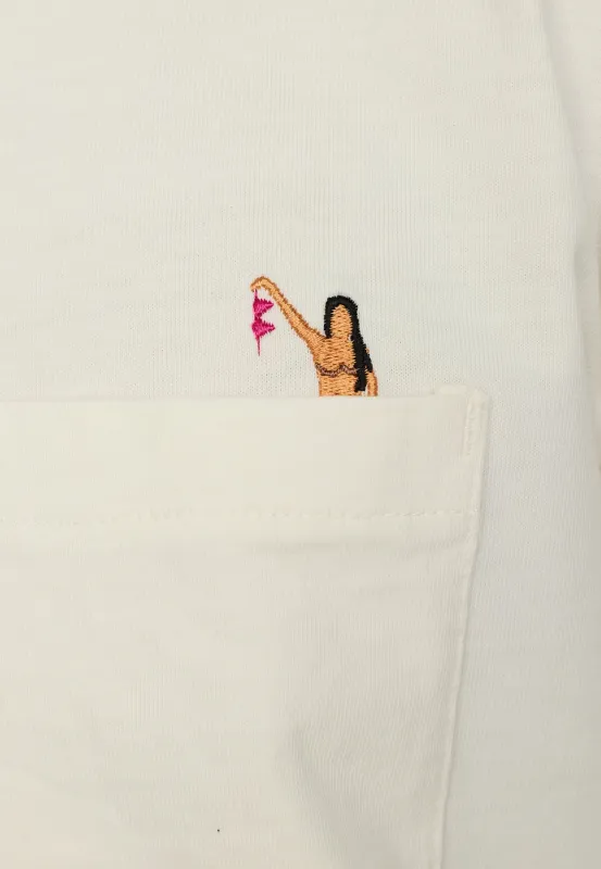 Application T-Shirt / 1450 BRA - Offwhite made by Revolution