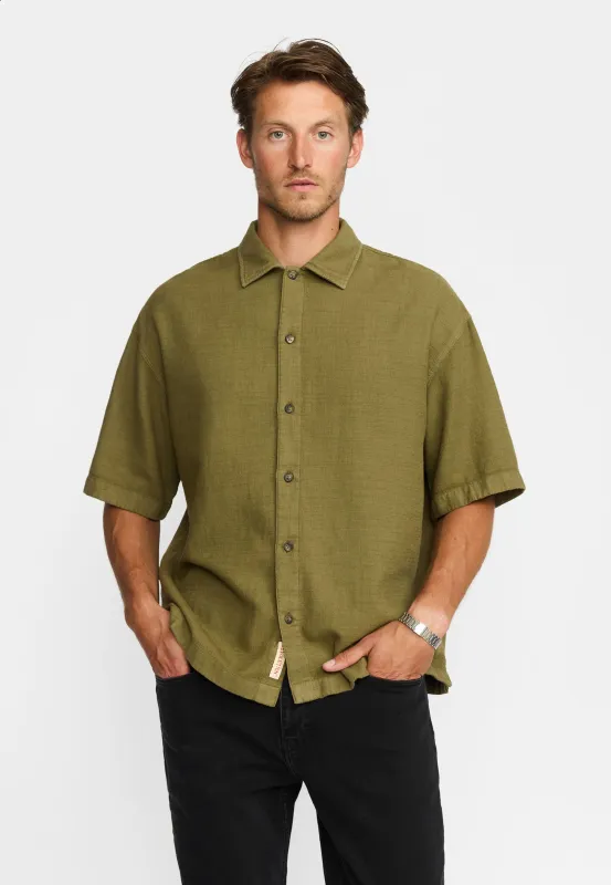 Oversize Short-sleeved Shirt / 3153 - Lightarmy sold by Revolution