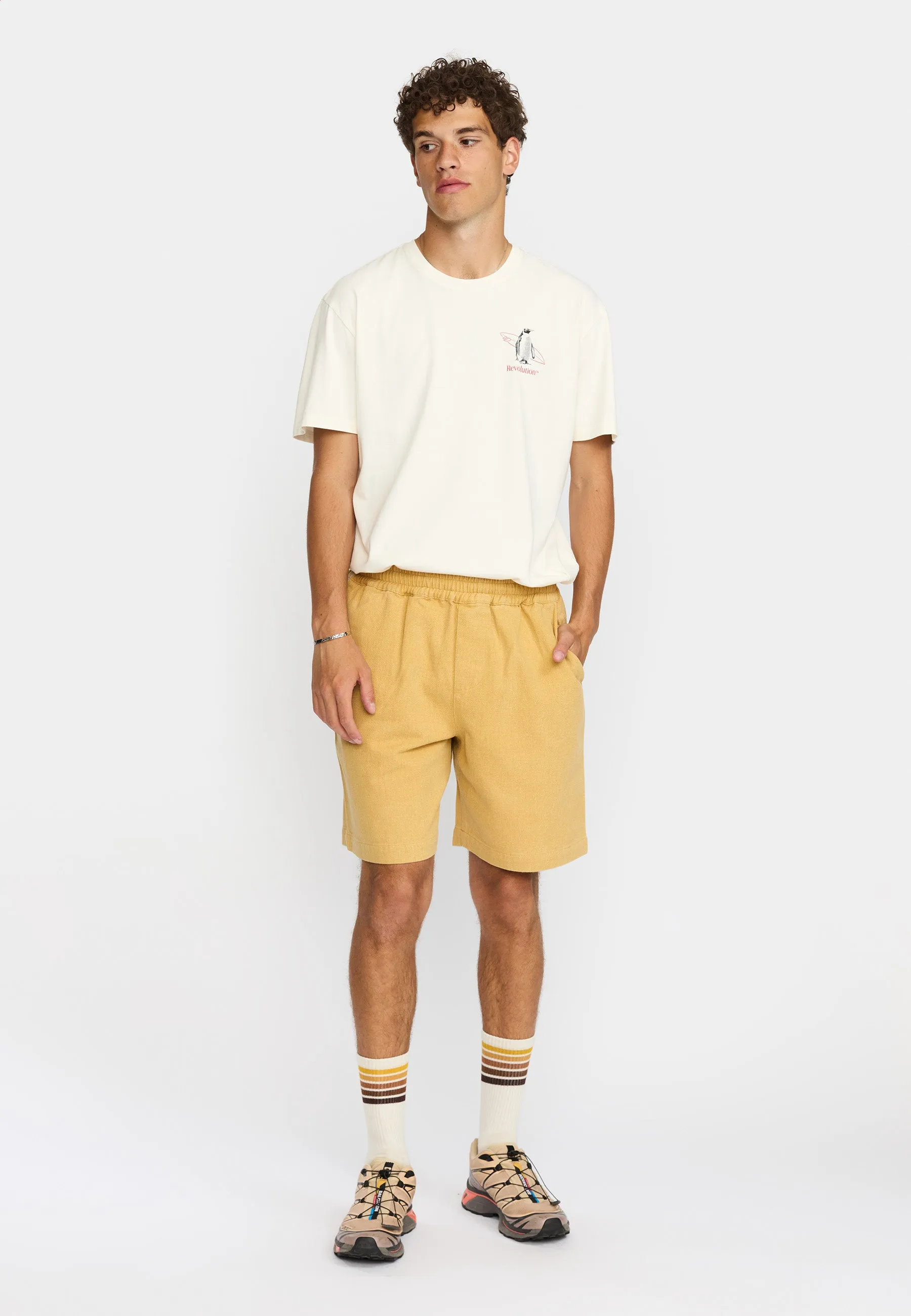 Long Casual Shorts / 4054 - Yellow sold by Revolution product image thumbnail 3