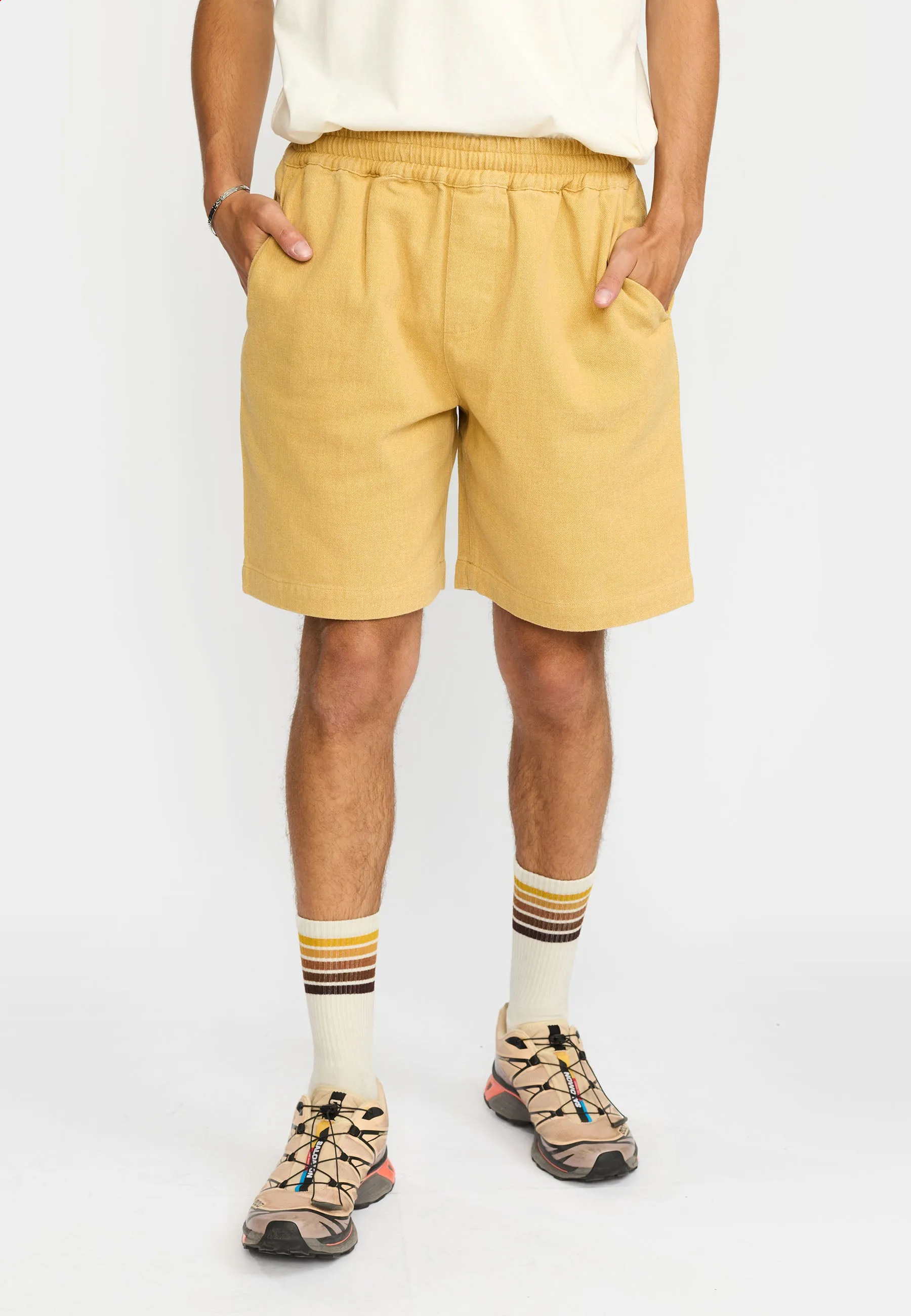 Long Casual Shorts / 4054 - Yellow sold by Revolution