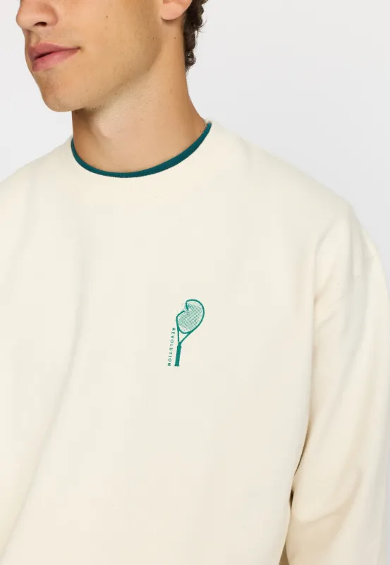 Printed Crewneck / 2809 TEN - Offwhite sold by Revolution