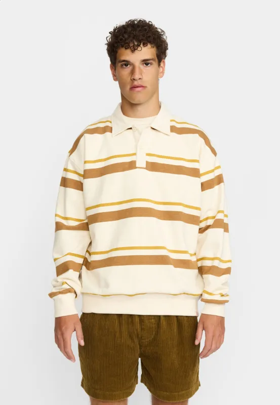 Loose Polo Sweatshirt / 2805 - Brown made by Revolution