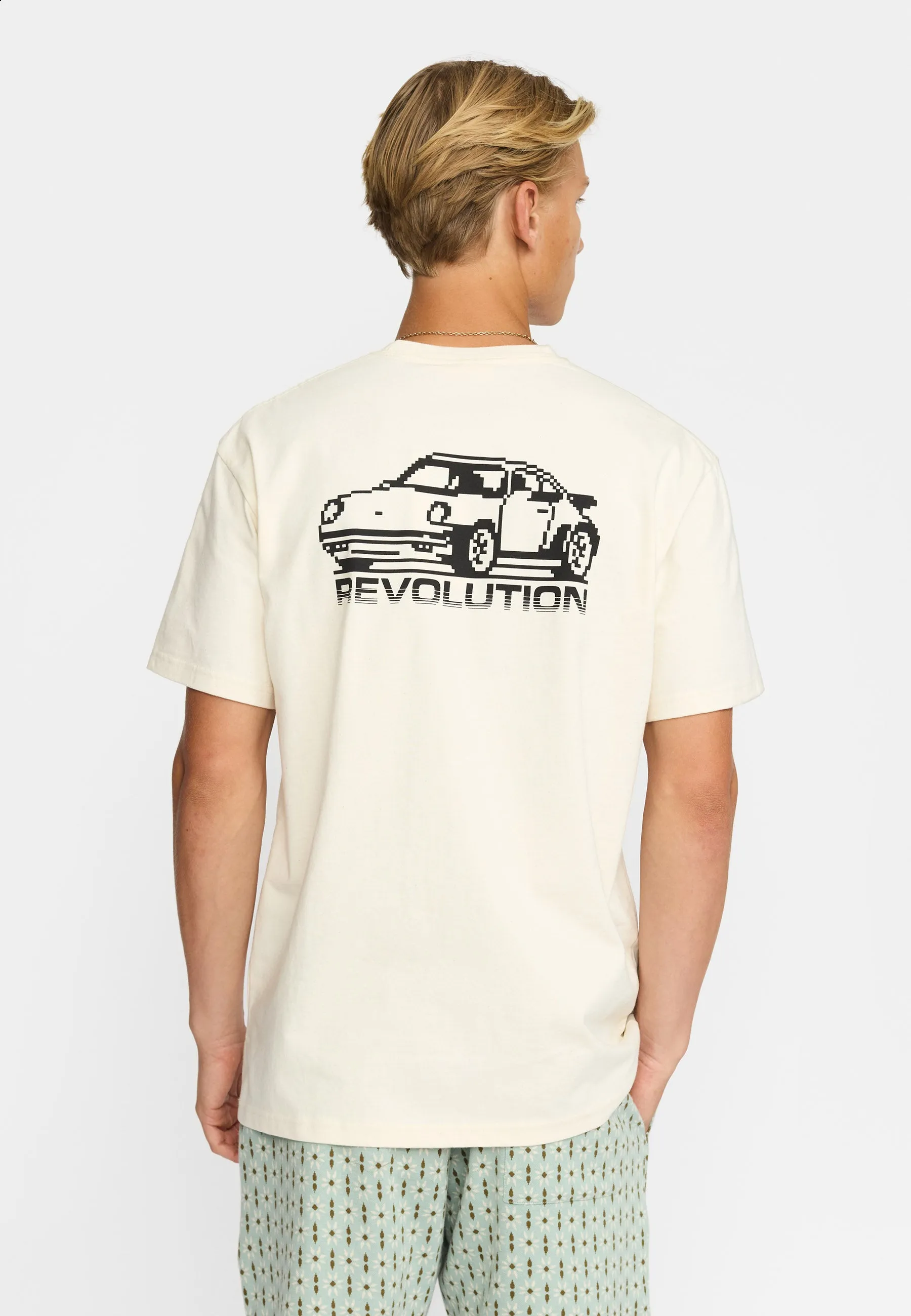 Printed T-shirt / 1453 POR - Offwhite sold by Revolution product image thumbnail 5