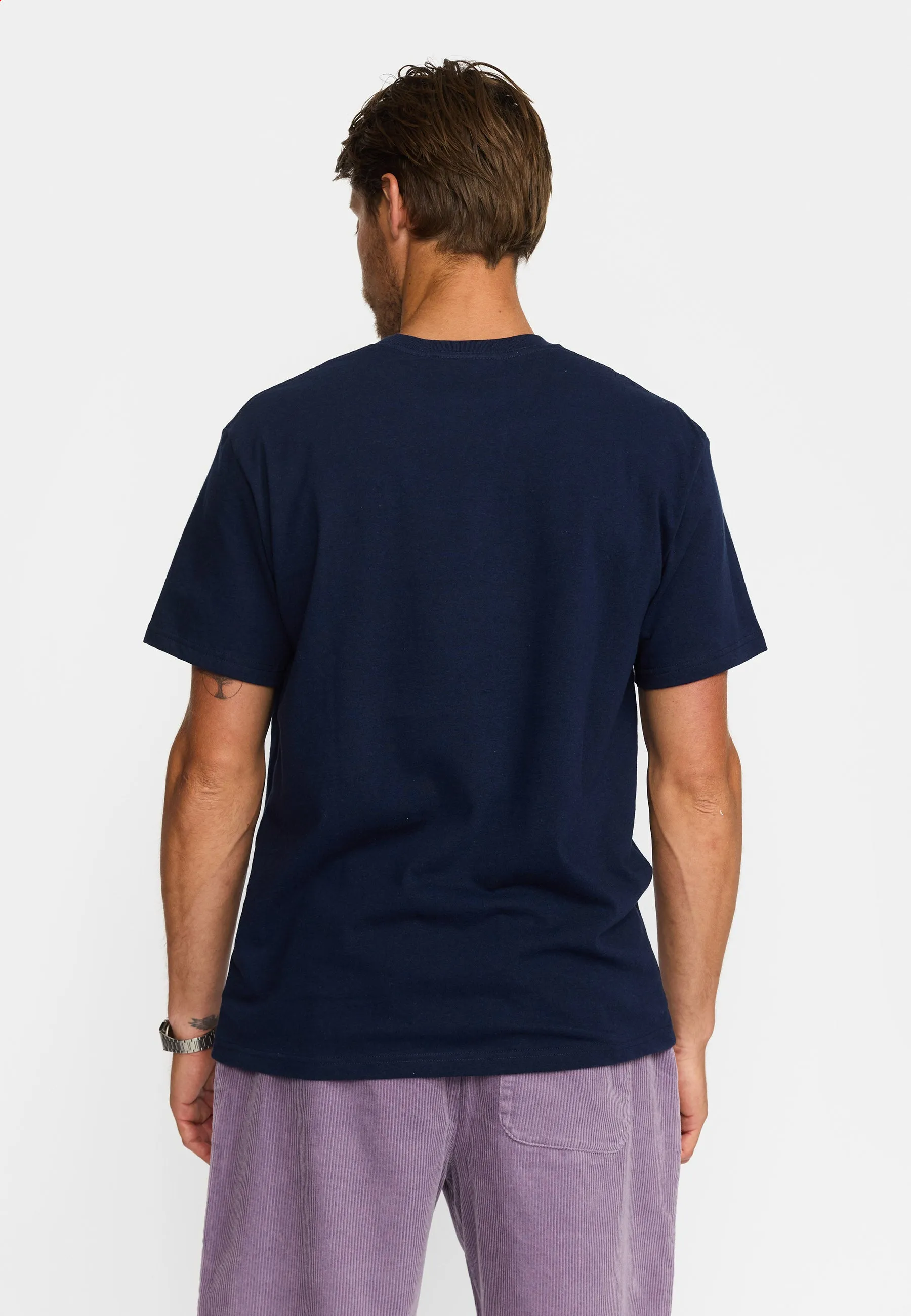 Application T-Shirt / 1449 SHR - Navy-melange sold by Revolution product image thumbnail 5