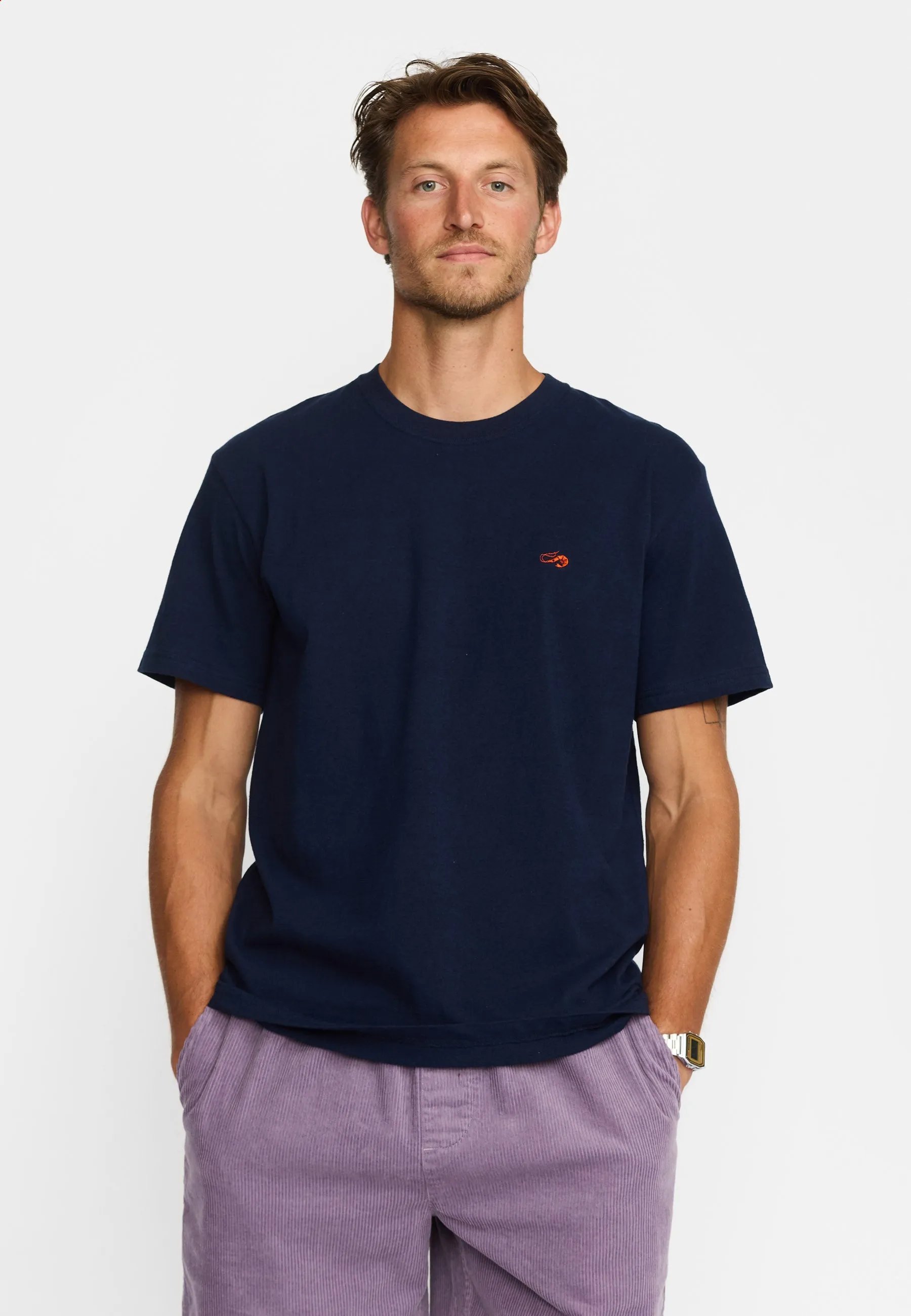 Application T-Shirt / 1449 SHR - Navy-melange sold by Revolution product image thumbnail 4