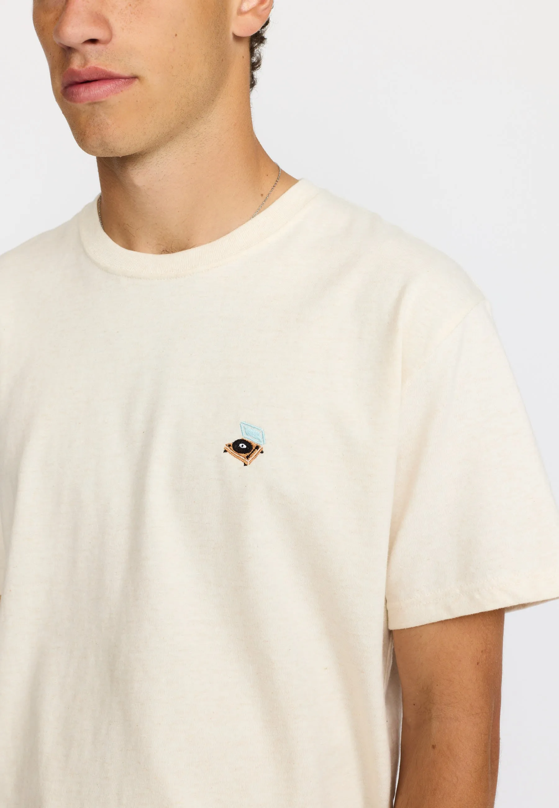 Application T-Shirt / 1449 PLA - Offwhite-melange sold by Revolution