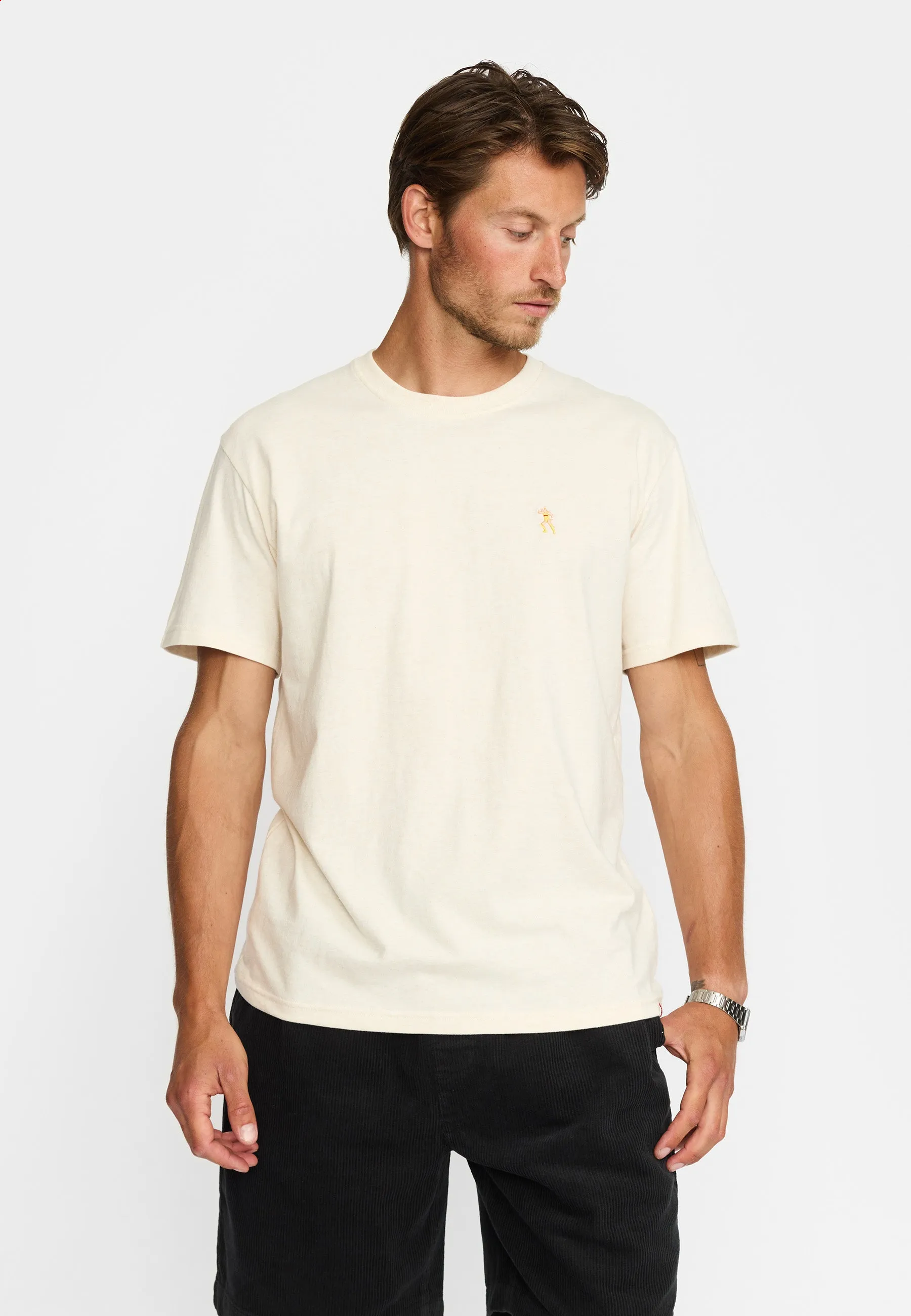Application T-Shirt / 1449 HUL - Offwhite-melange sold by Revolution product image thumbnail 5