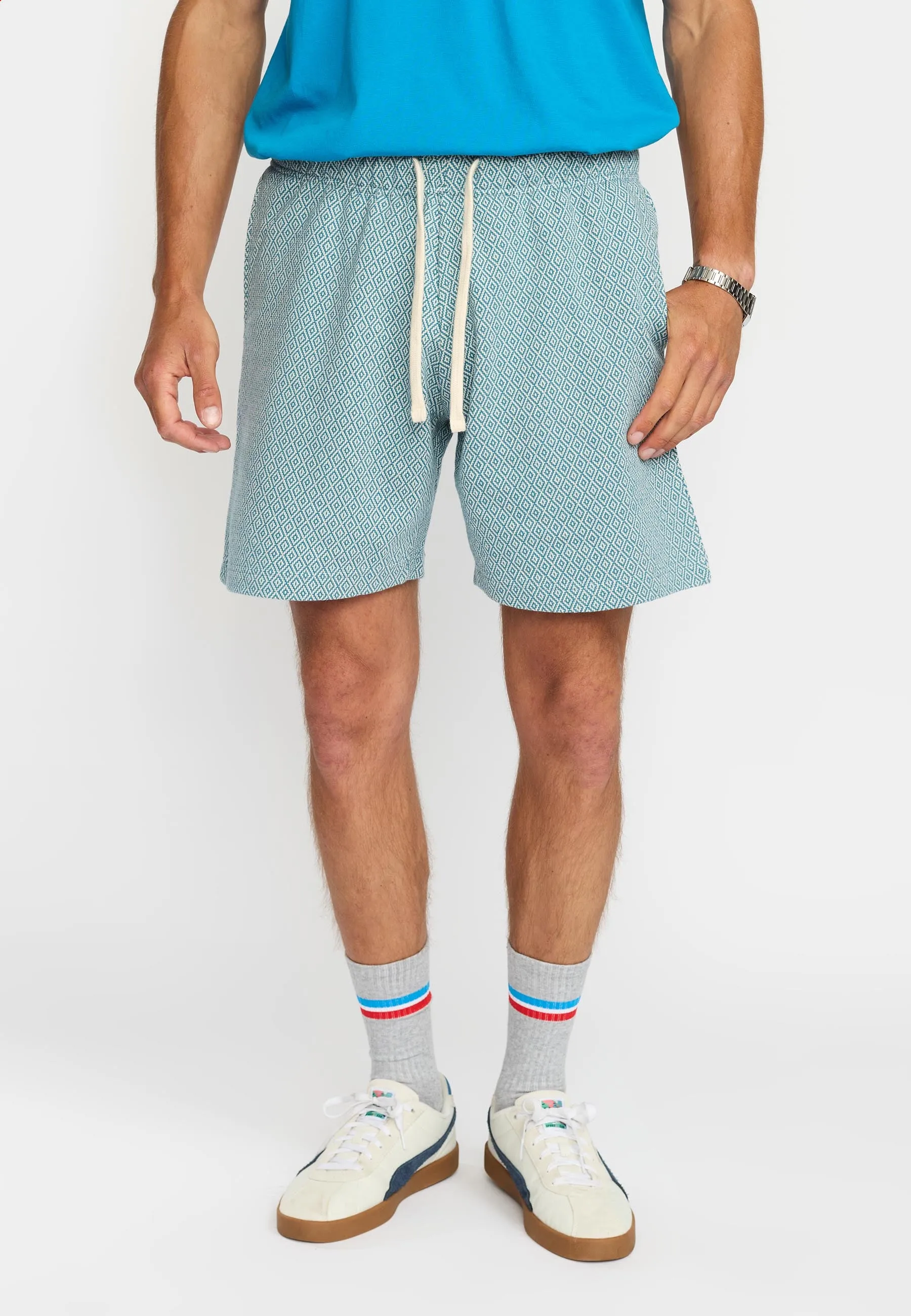 Jaquard Shorts / 4072 - Dustblue sold by Revolution
