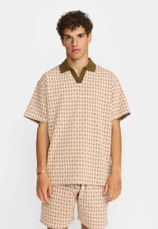 Jaquard Polo Shirt / 3231 - Orange made by Revolution