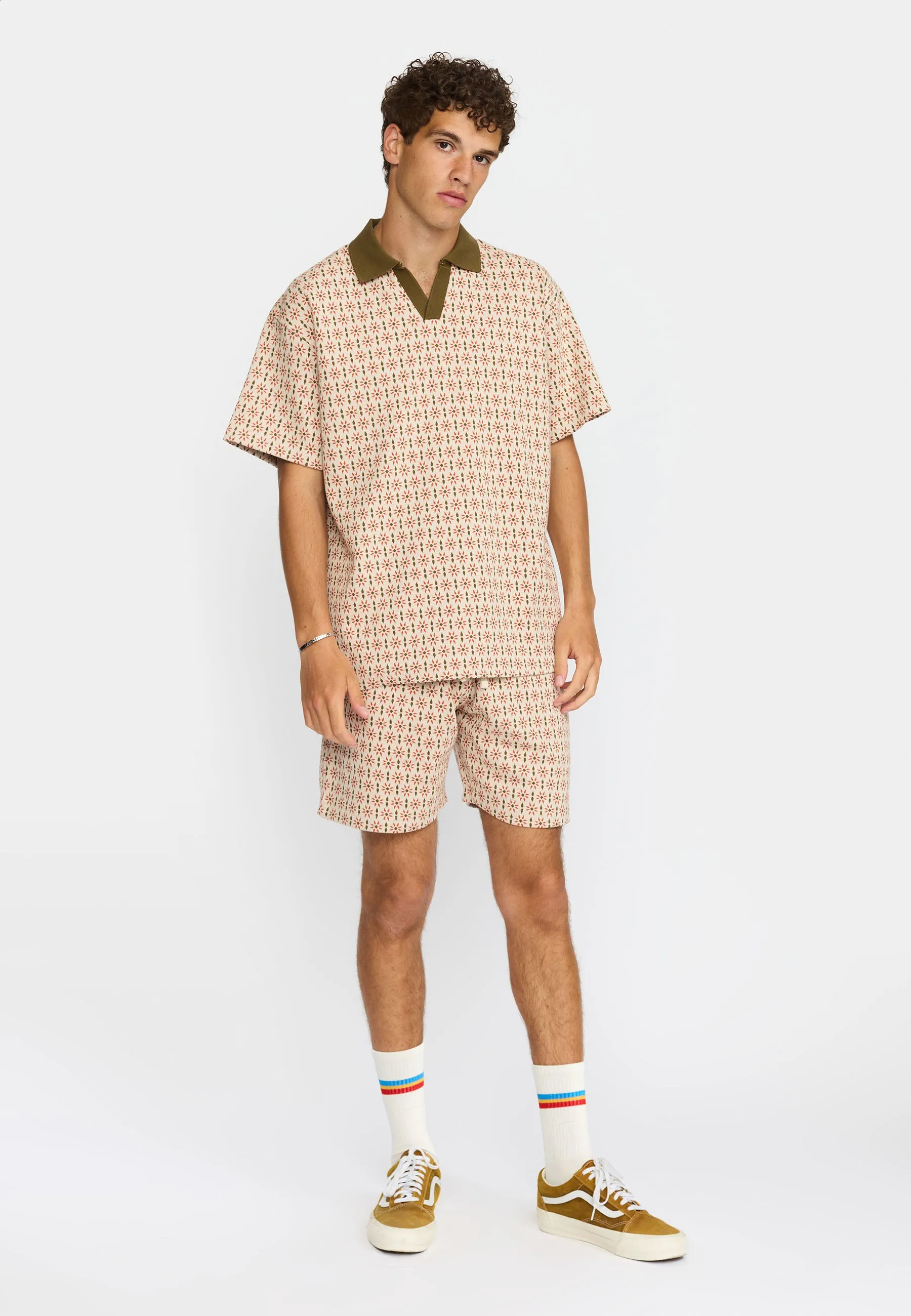 Jaquard Polo Shirt / 3231 - Orange sold by Revolution product image thumbnail 2