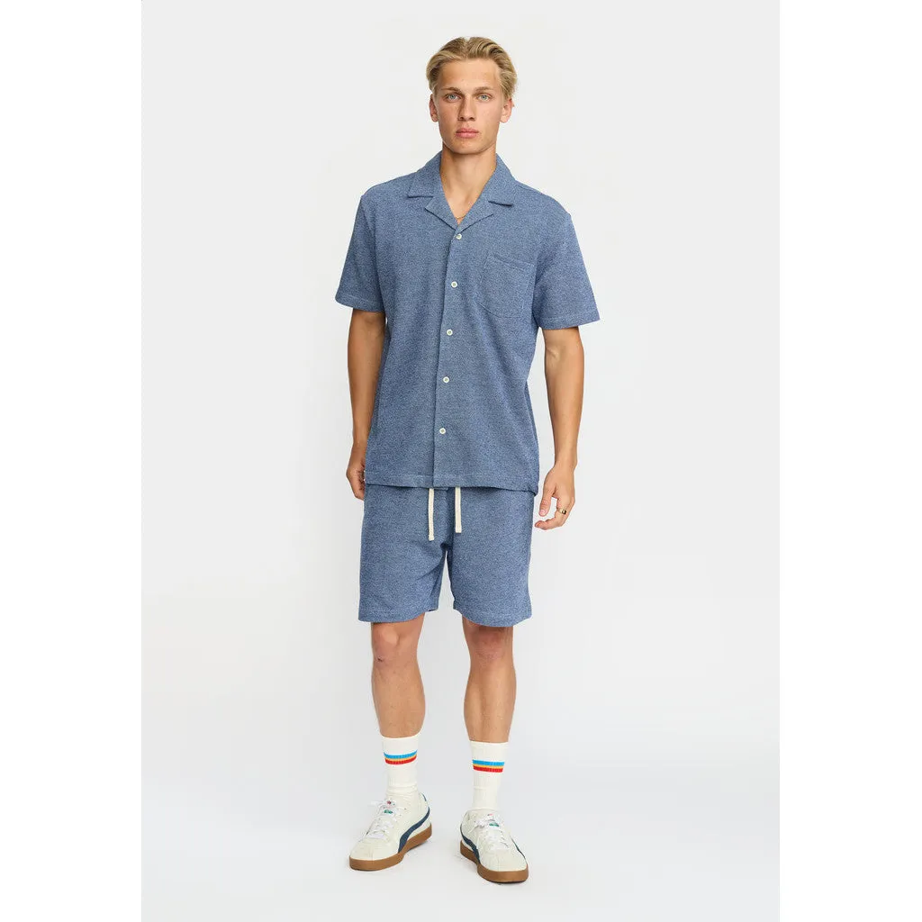 Short-sleeved Cuban Shirt / 3228 - Blue sold by Revolution product image thumbnail 2