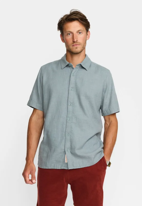 Short-sleeved Shirt / 3239 - Blue made by Revolution