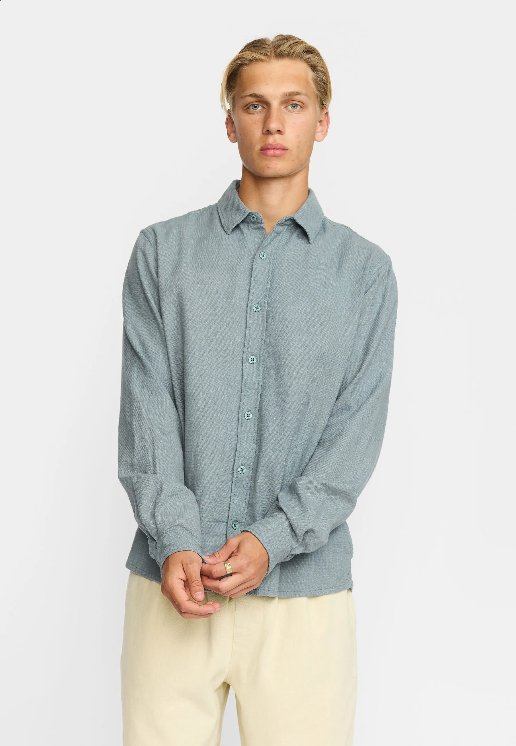 Loose Shirt / 3176 - Blue sold by Revolution