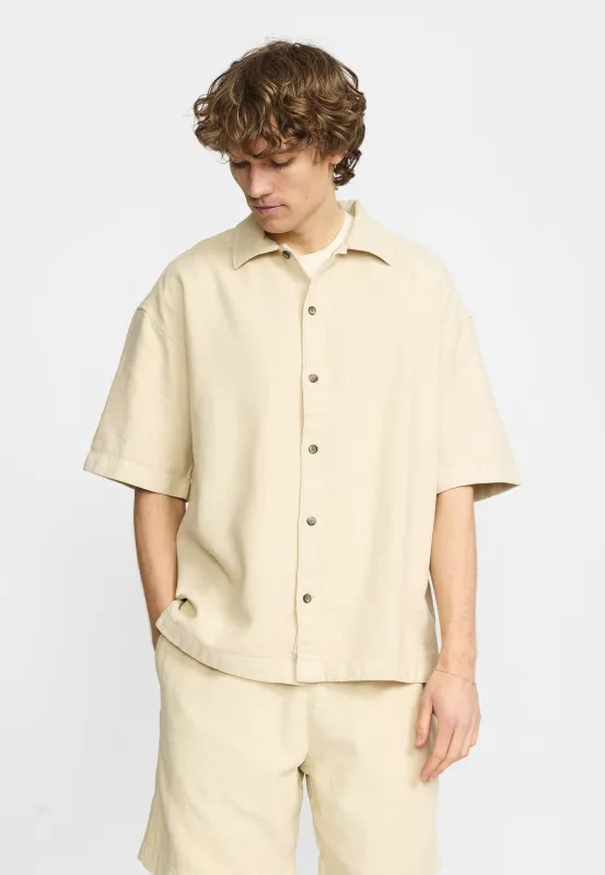 Oversize Short-sleeved Shirt / 3153 - Offwhite made by Revolution