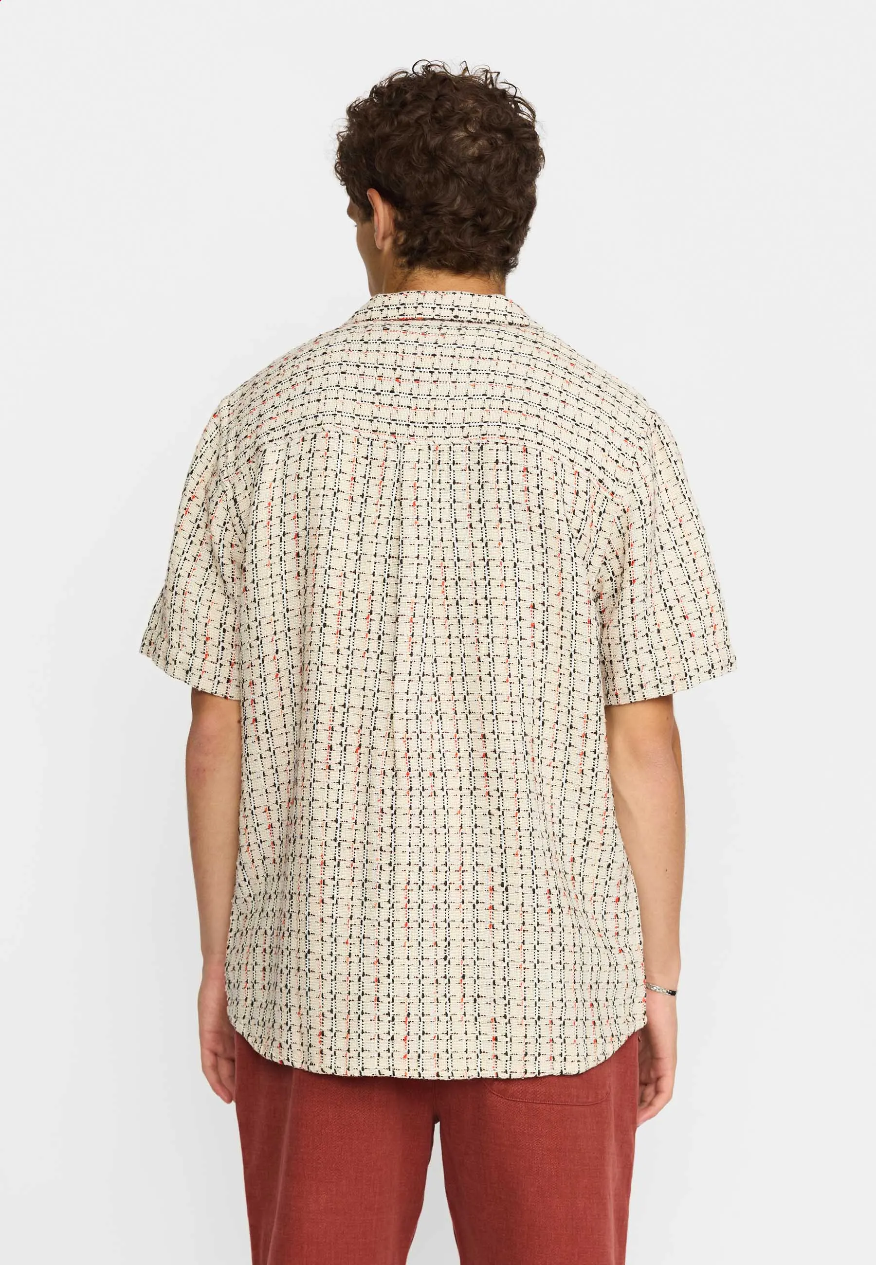 Short-sleeved Cuban Shirt / 3252 - Offwhite sold by Revolution product image thumbnail 3