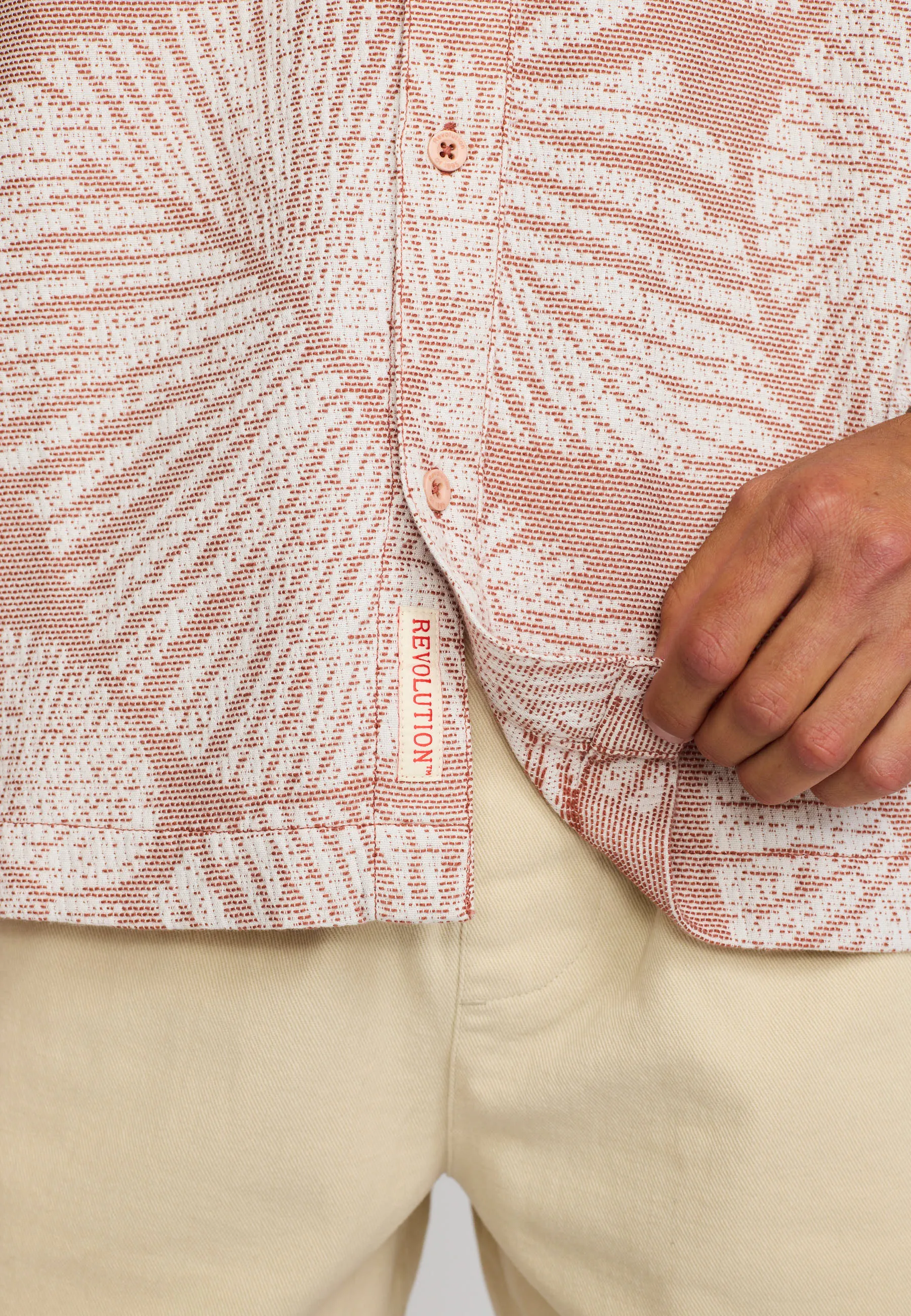 Oversize Short-sleeved Shirt / 3240 - Darkorange sold by Revolution product image thumbnail 4