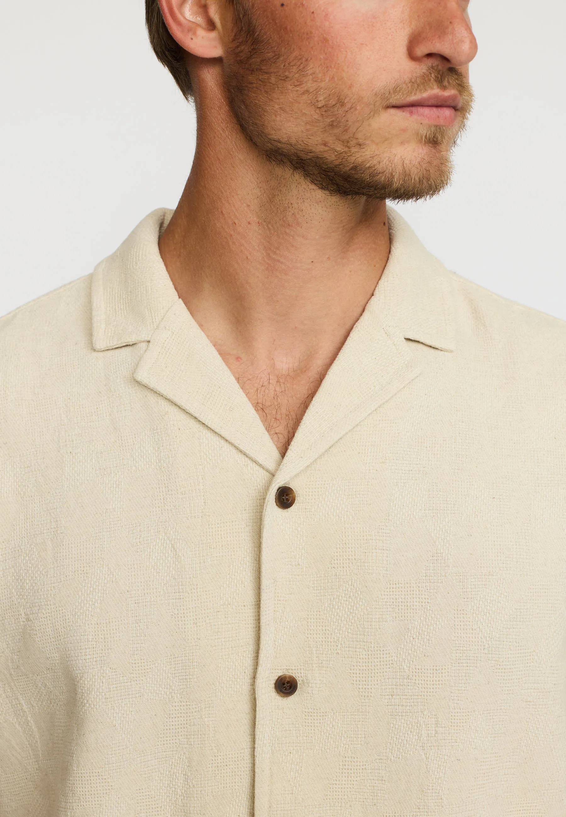 Short-sleeved Shirt / 3244 - Offwhite sold by Revolution product image thumbnail 5