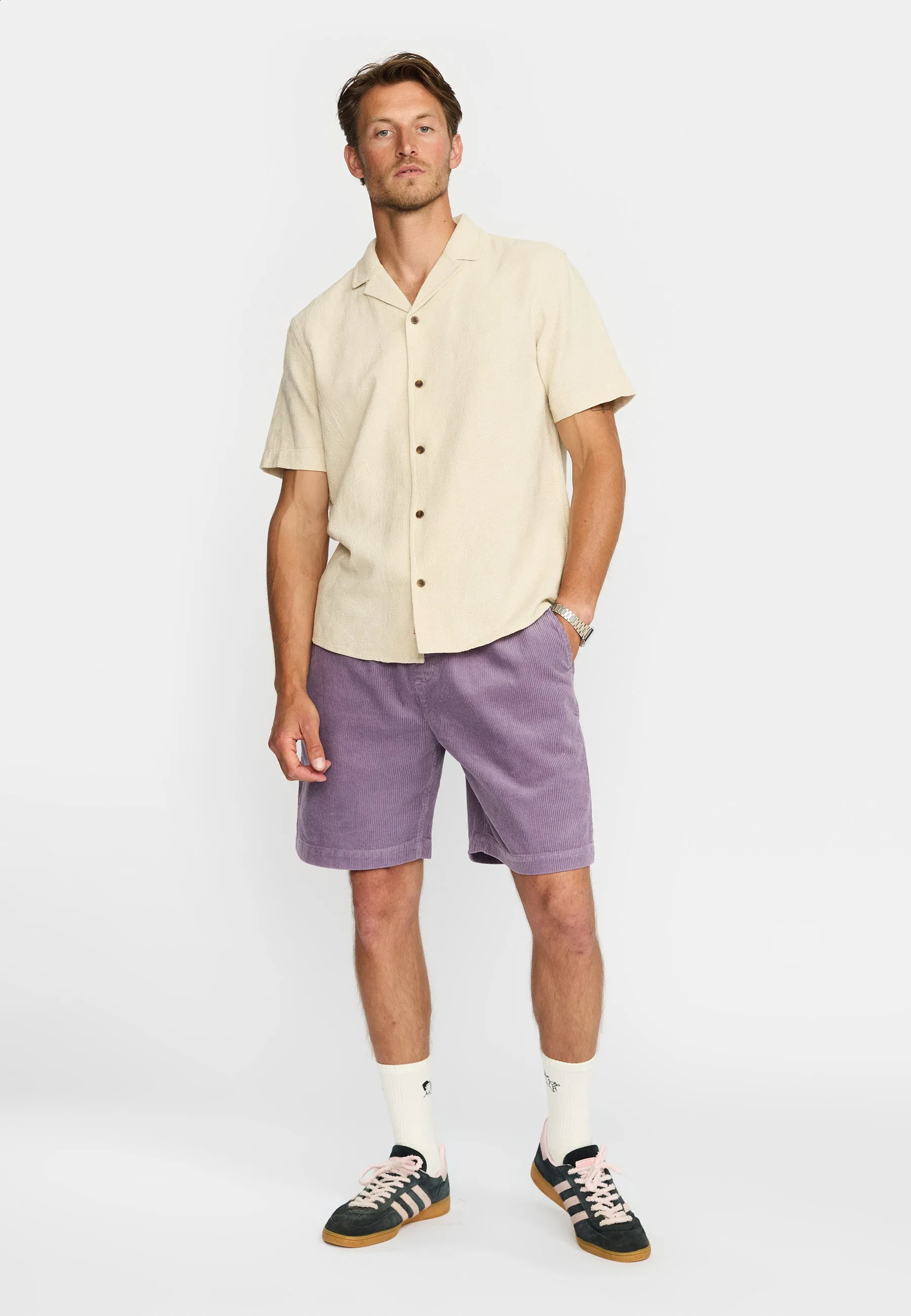 Short-sleeved Shirt / 3244 - Offwhite sold by Revolution product image thumbnail 2