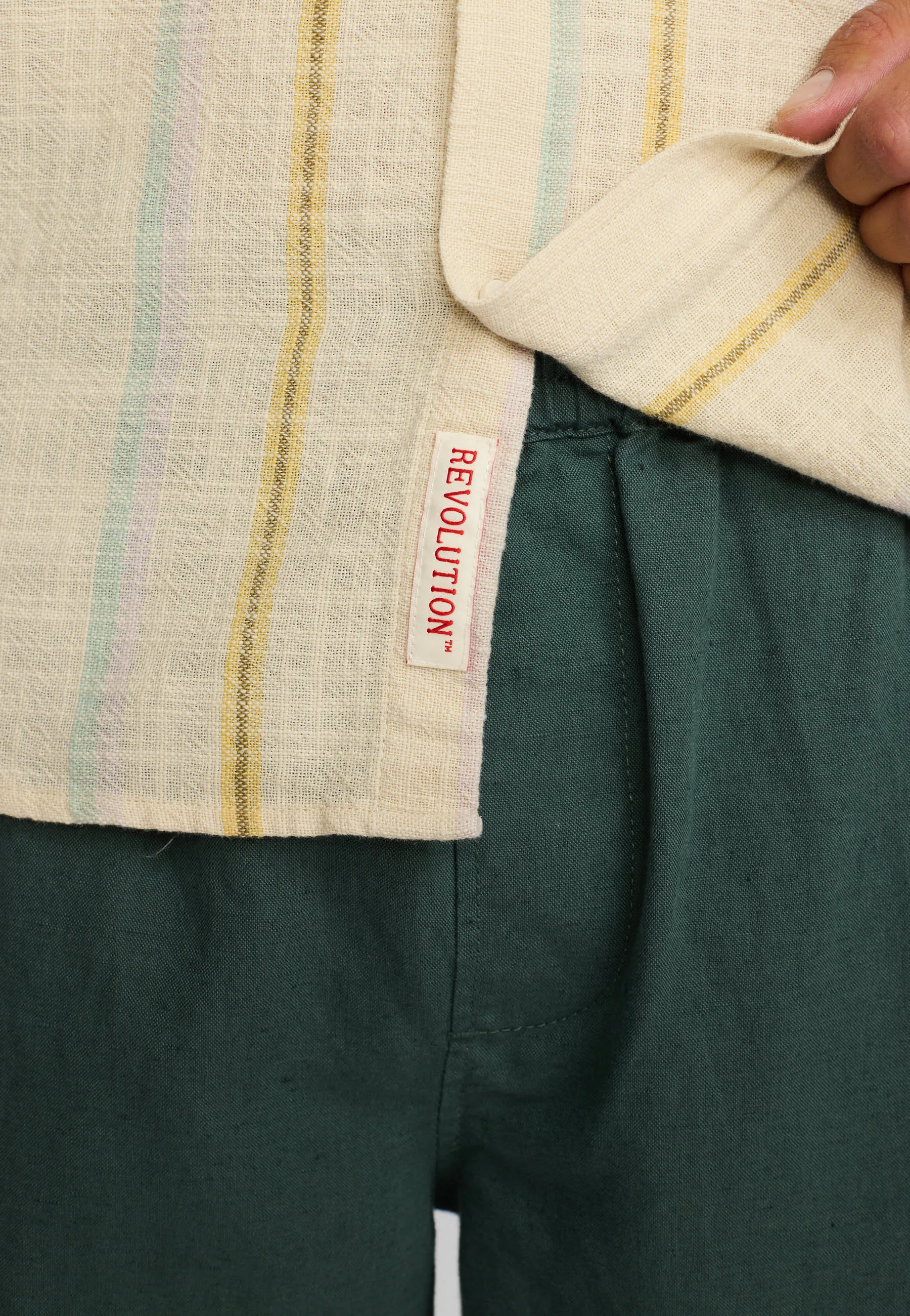 Short-sleeved Cuban Shirt / 3238 - Purple sold by Revolution product image thumbnail 4