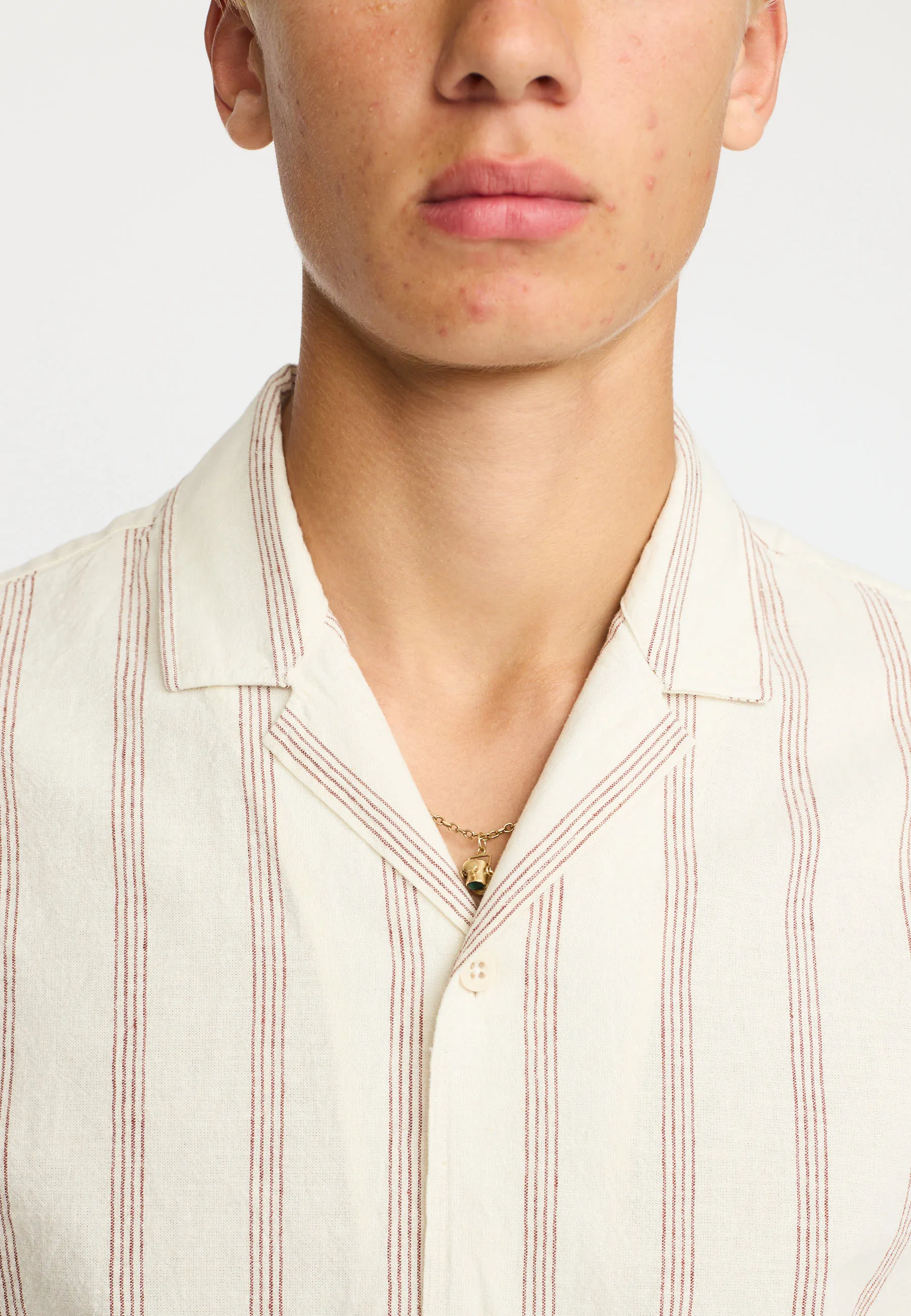 Short-sleeved Cuban Shirt / 3237 - Darkorange sold by Revolution product image thumbnail 5