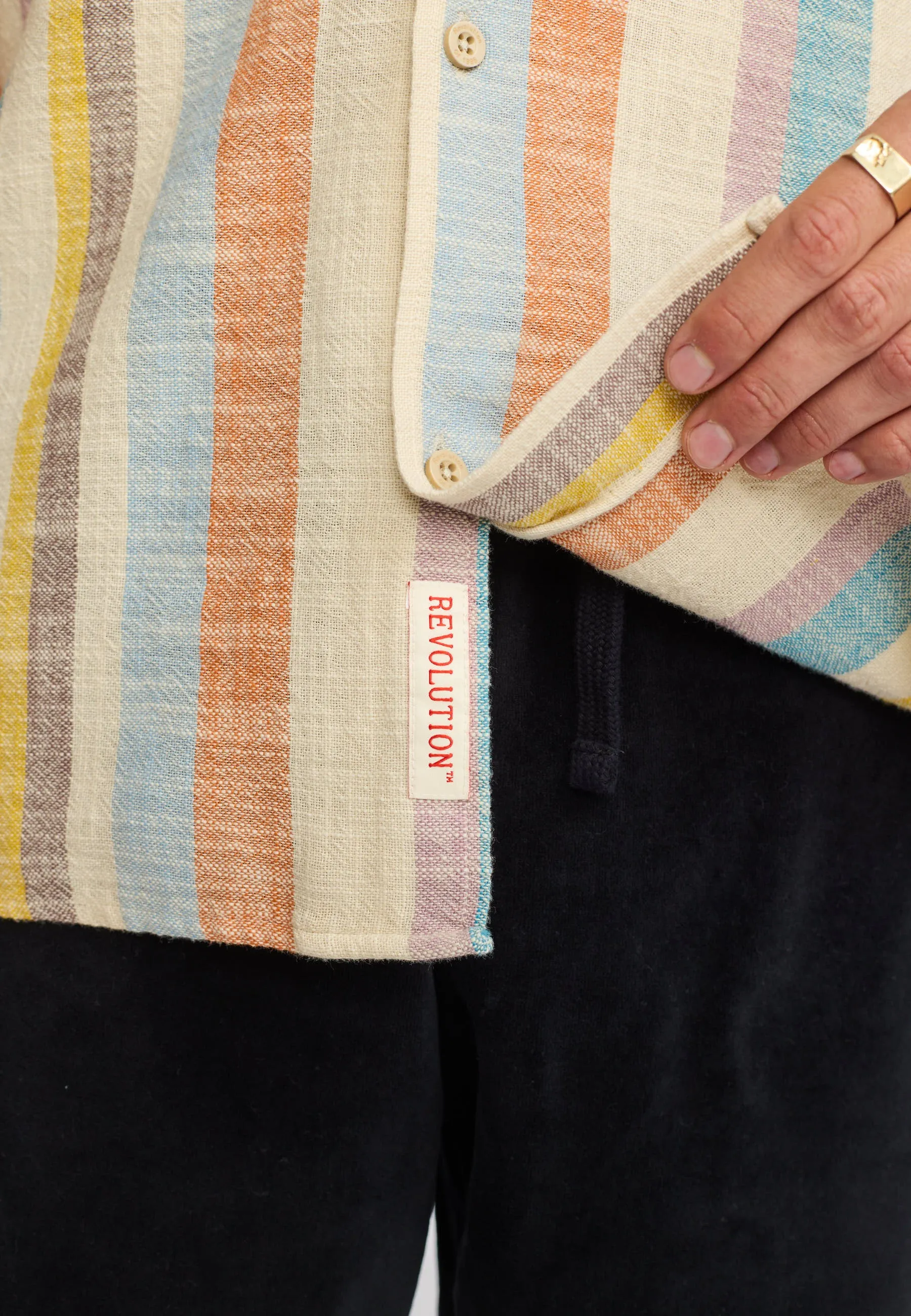 Short-sleeved Cuban Shirt / 3918 - Multi sold by Revolution product image thumbnail 5