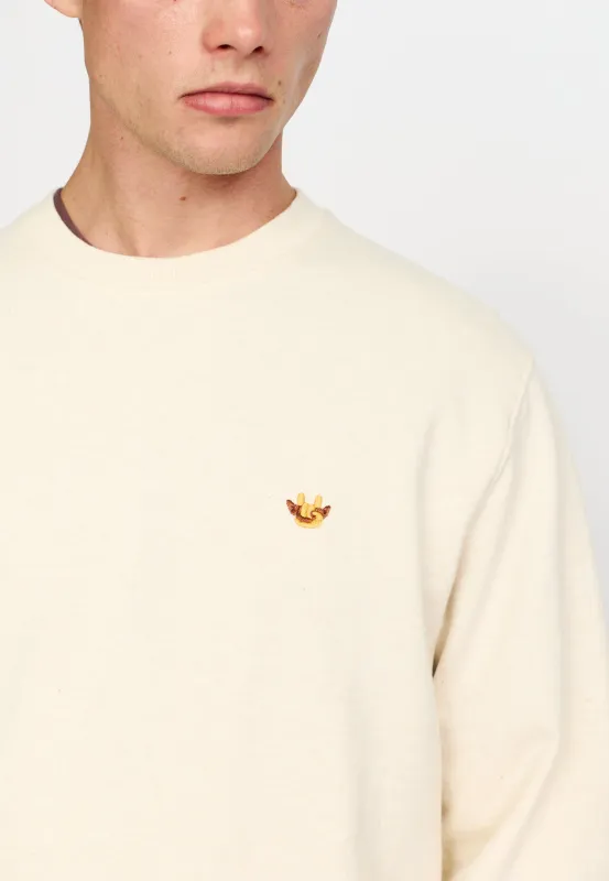 Regular Crewneck / 2811 CRO - Offwhite-melange made by Revolution