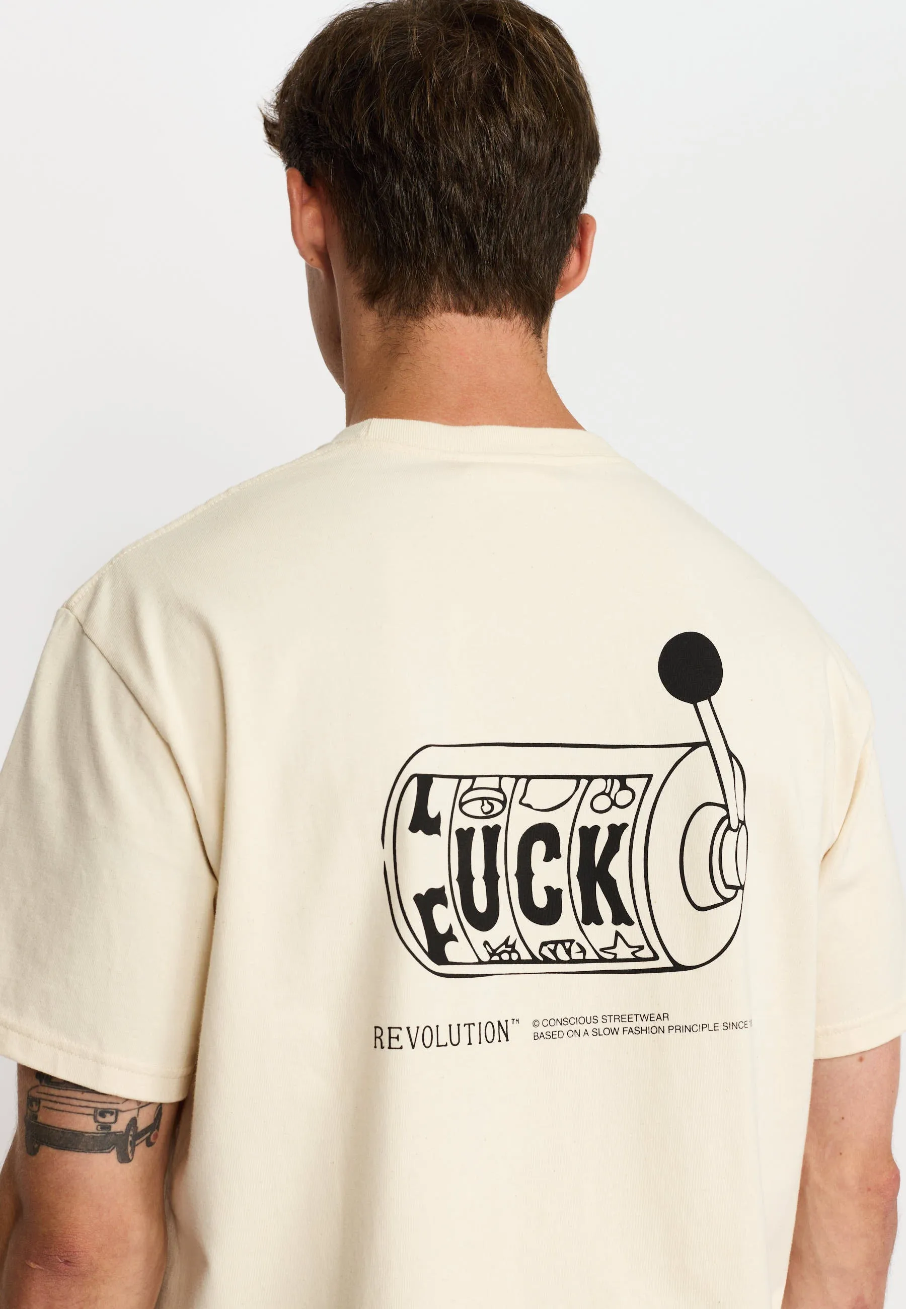 Printed T-shirt / 1458 FUC - Offwhite sold by Revolution product image thumbnail 2