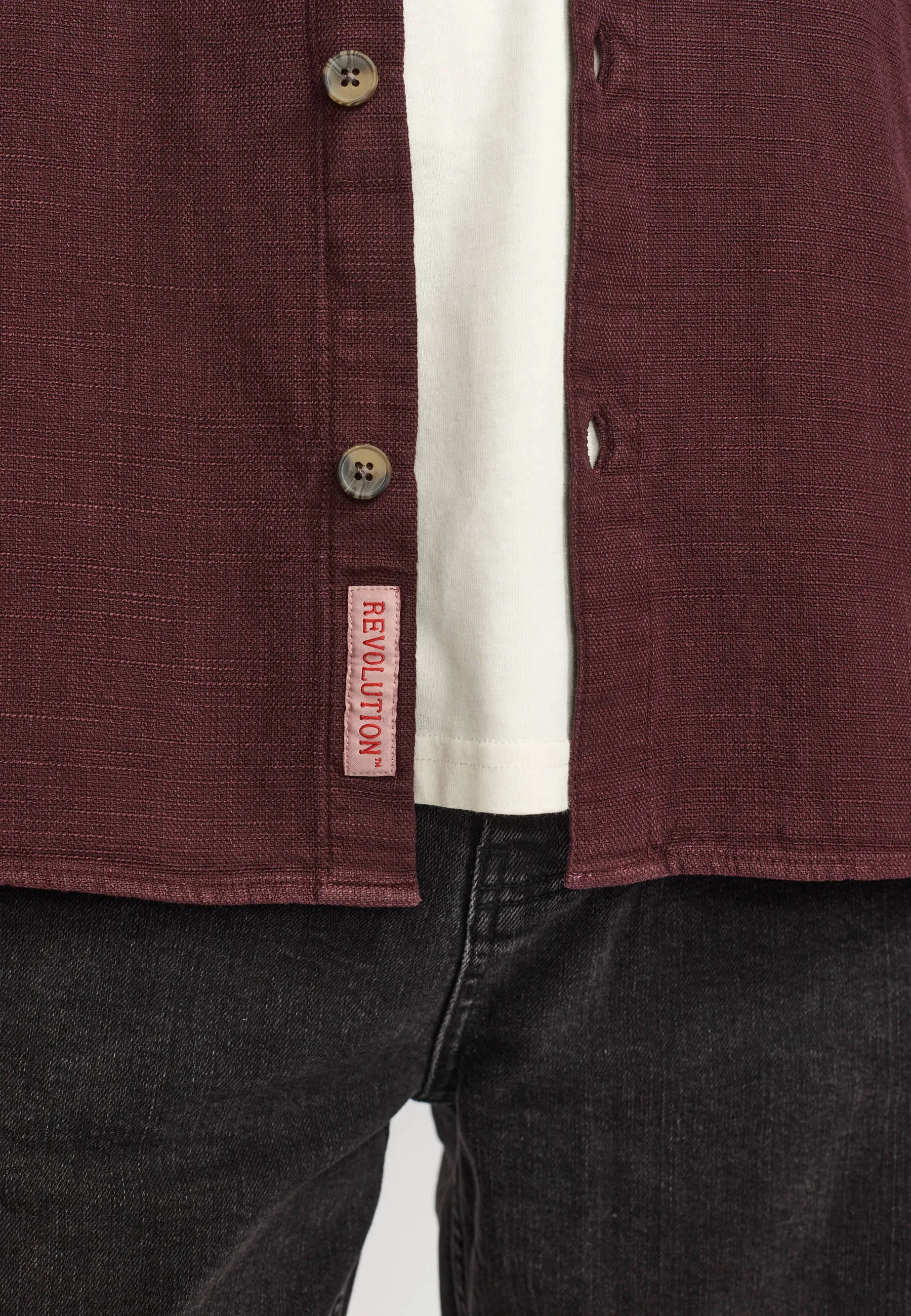 Casual Shirt / 3997 - Darkburgundy sold by Revolution product image thumbnail 5