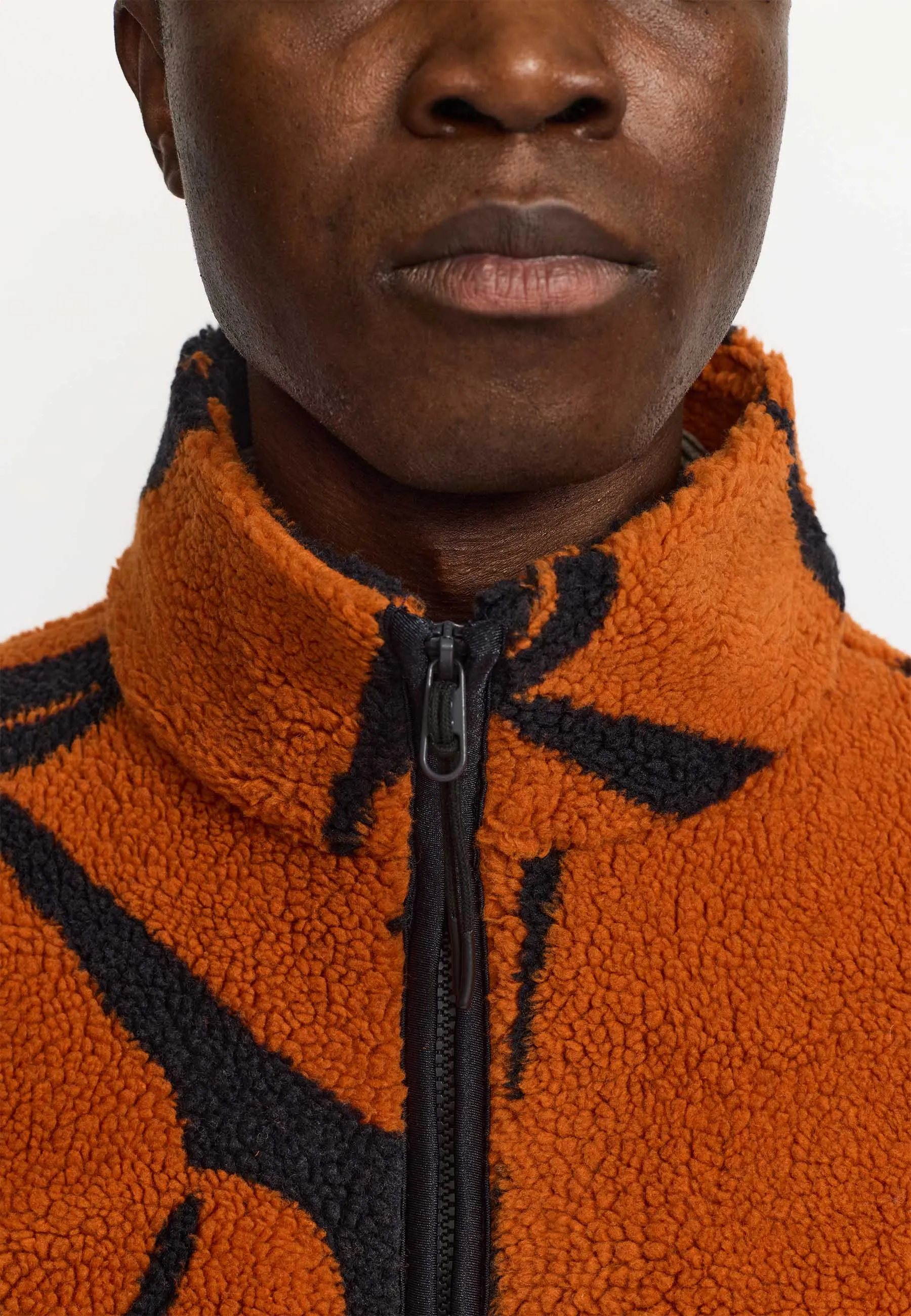 Printed Teddy Jacket / 7025 - Orange sold by Revolution product image thumbnail 5