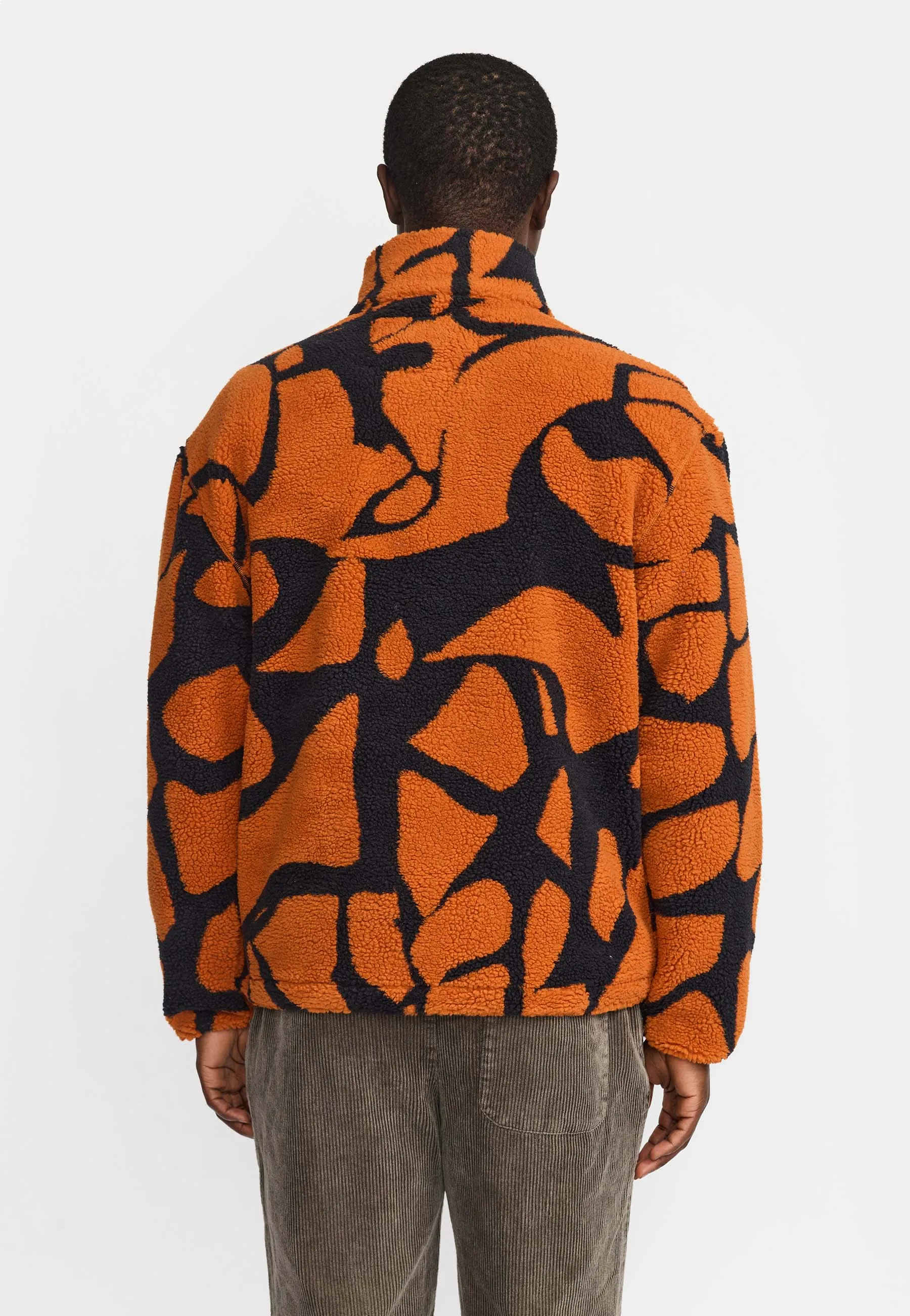 Printed Teddy Jacket / 7025 - Orange sold by Revolution product image thumbnail 3