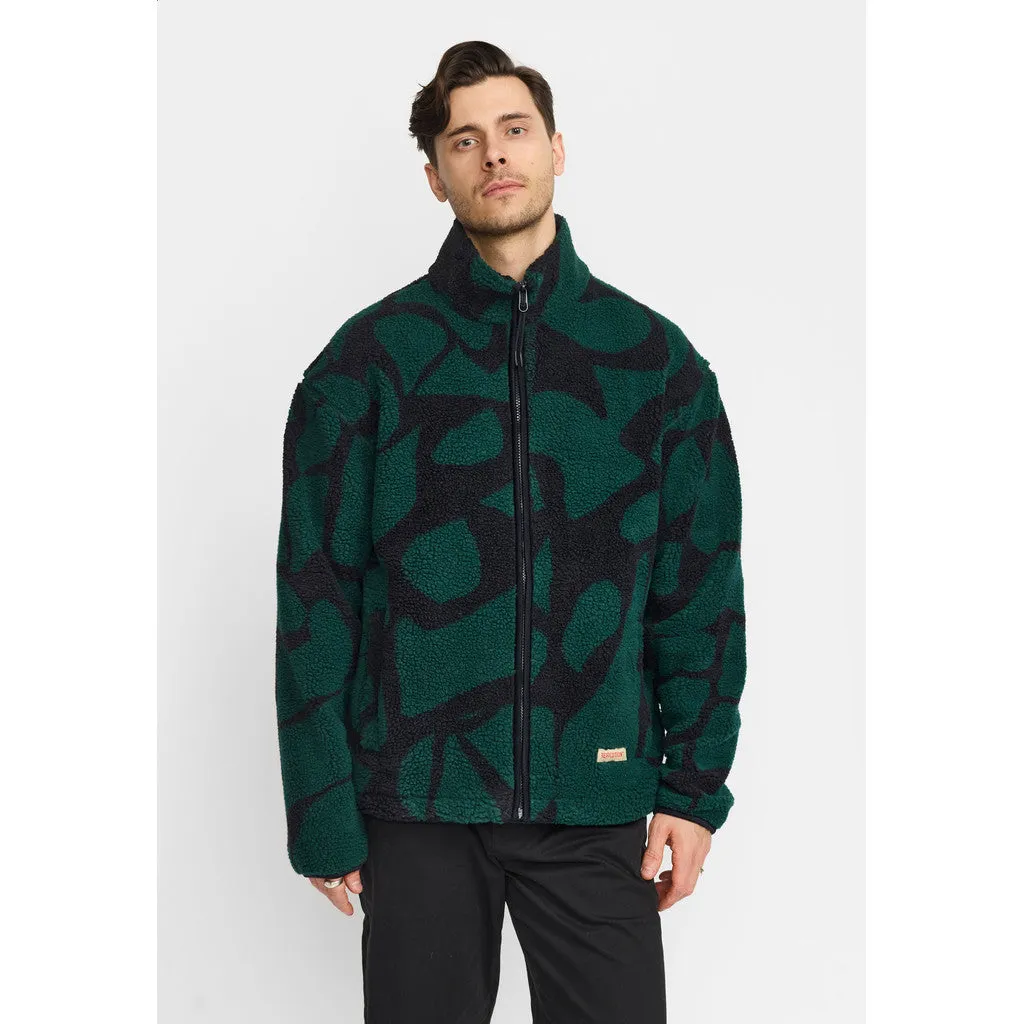 Printed Teddy Jacket / 7025 - Darkgreen sold by Revolution product image thumbnail 2